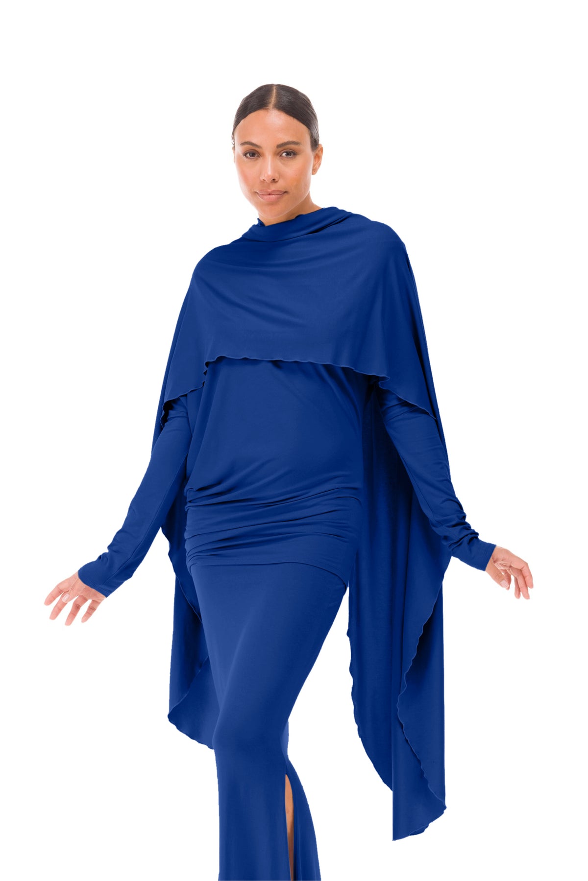 BAMBOO SCARF COBALT BLUE