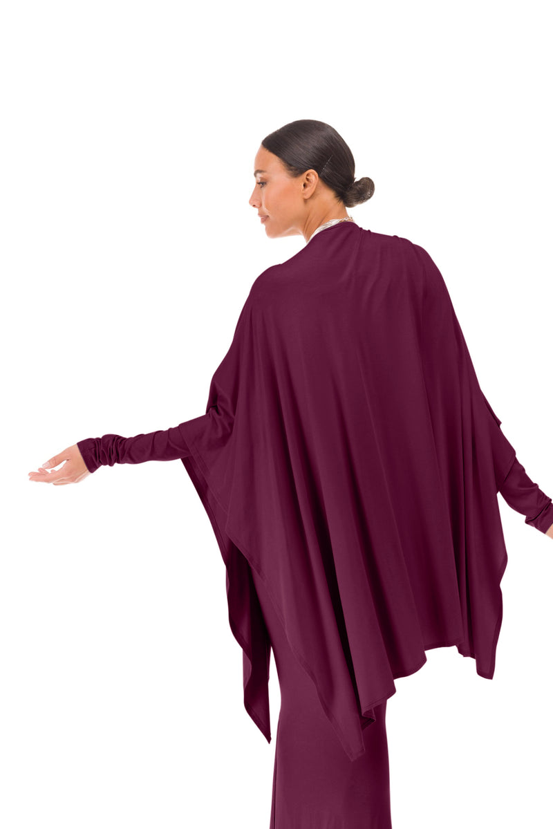 BAMBOO WRAP TOP BERRY