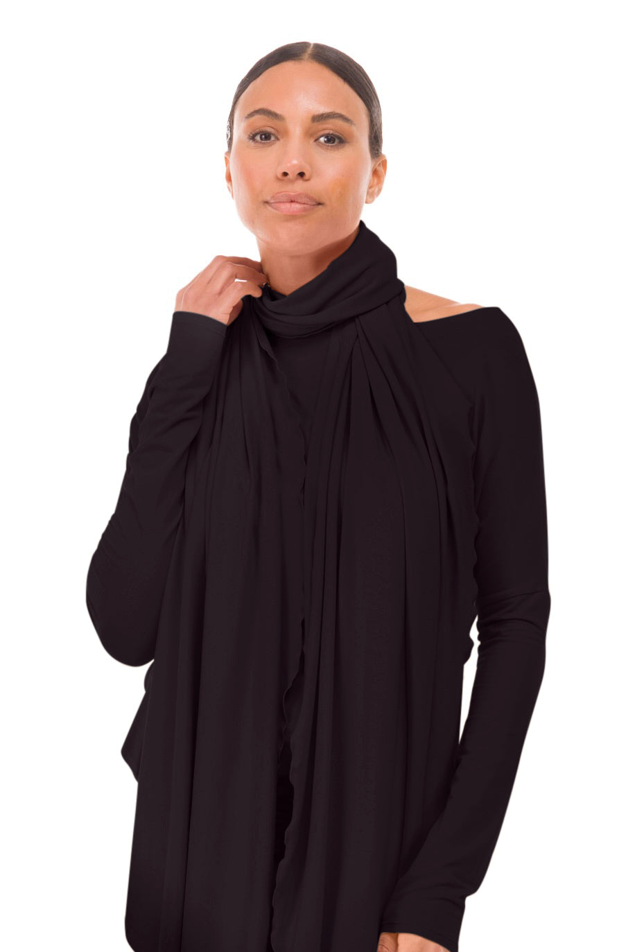 BAMBOO SCARF BLACK