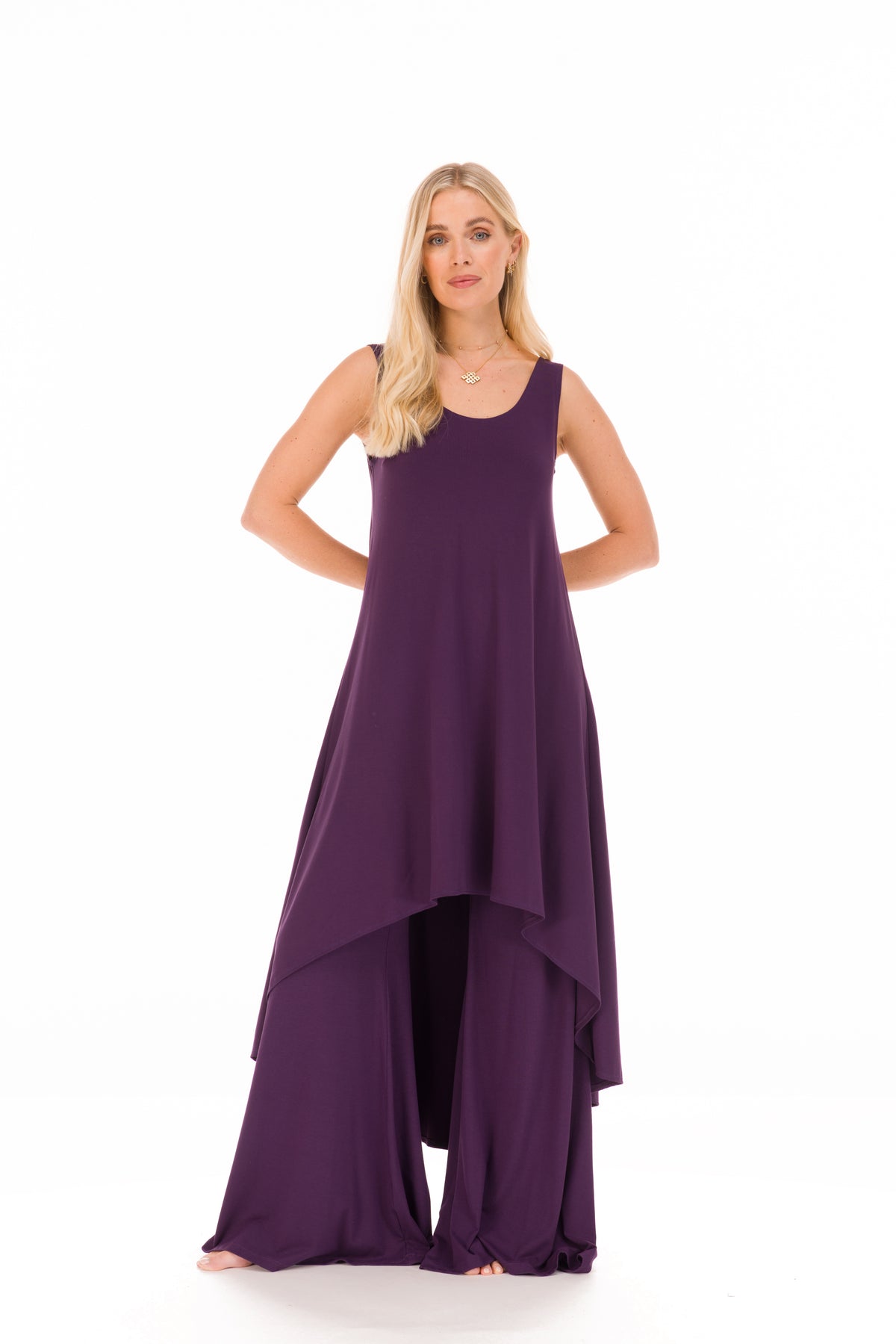BAMBOO SAILOR PANTS PURPLE