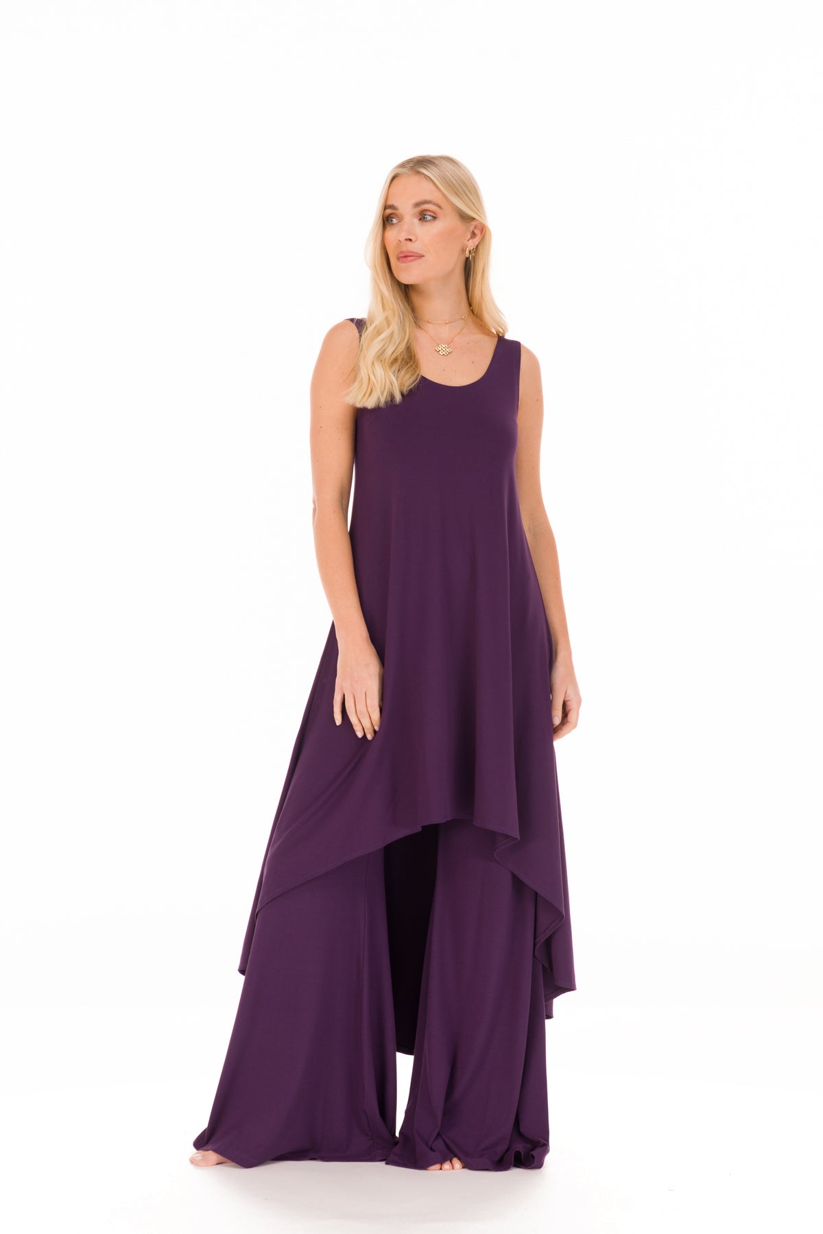 BAMBOO SAILOR PANTS PURPLE