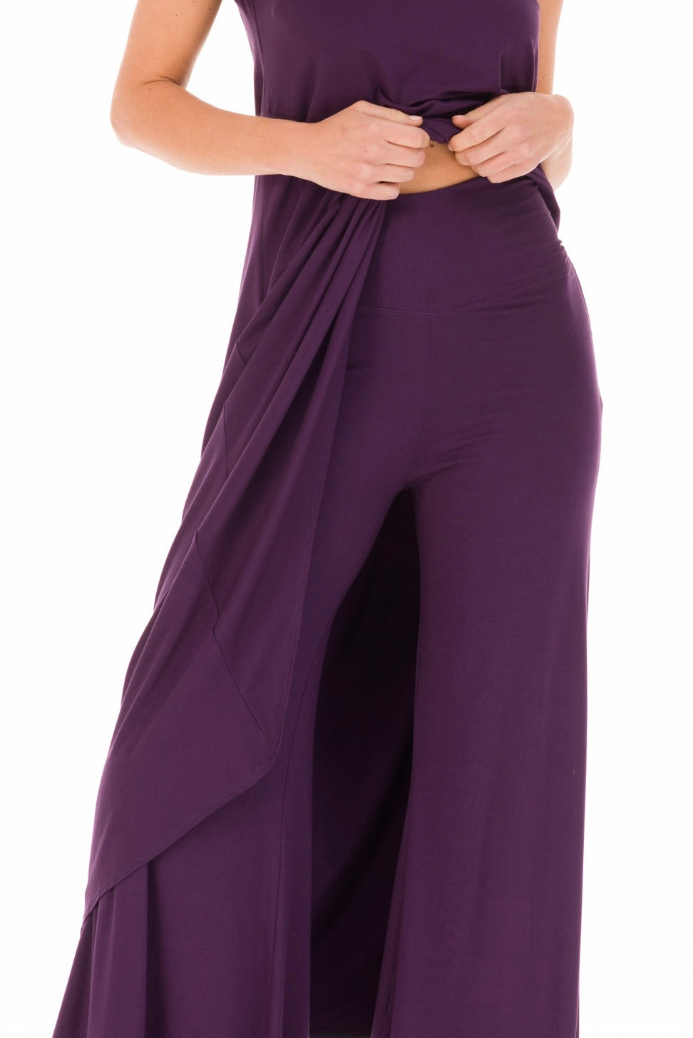 BAMBOO SAILOR PANTS PURPLE