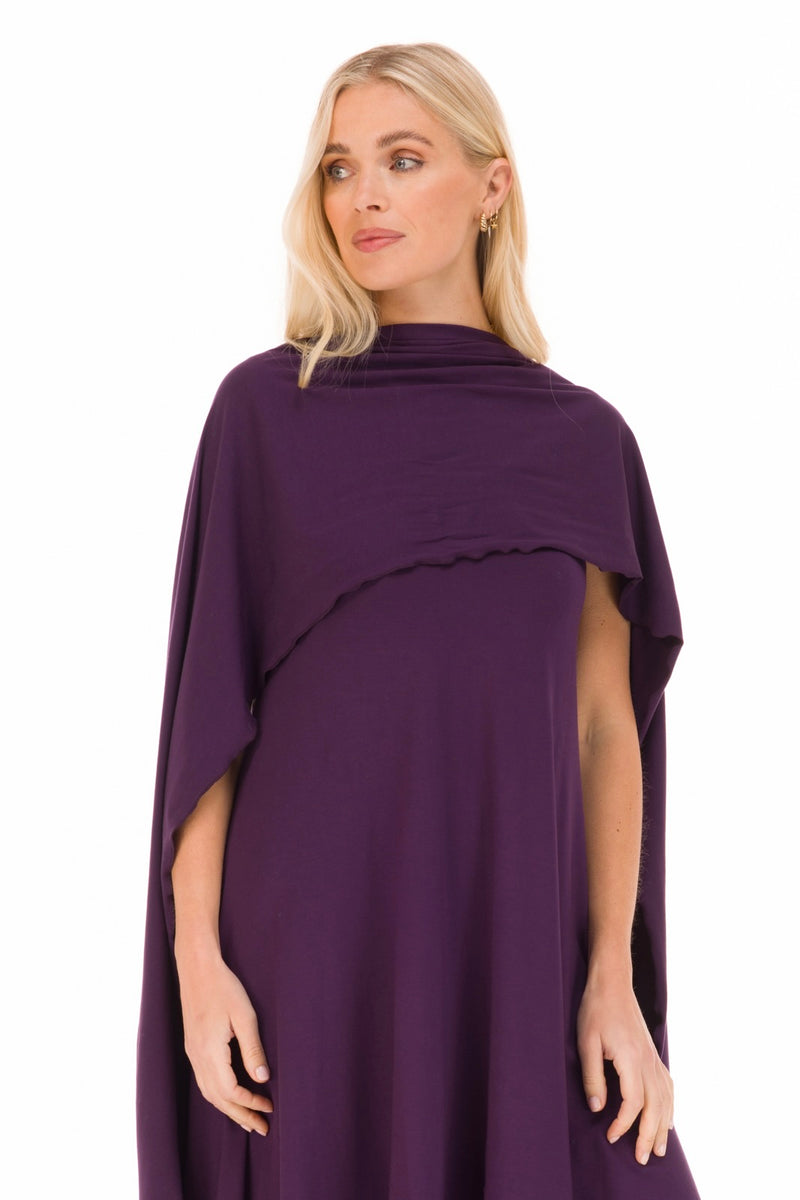 BAMBOO SCARF DEEP PURPLE