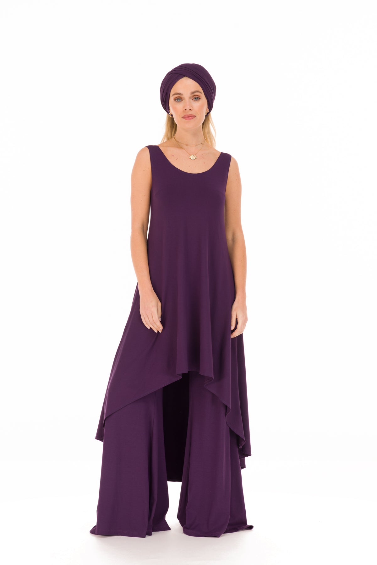 BAMBOO SCARF DEEP PURPLE