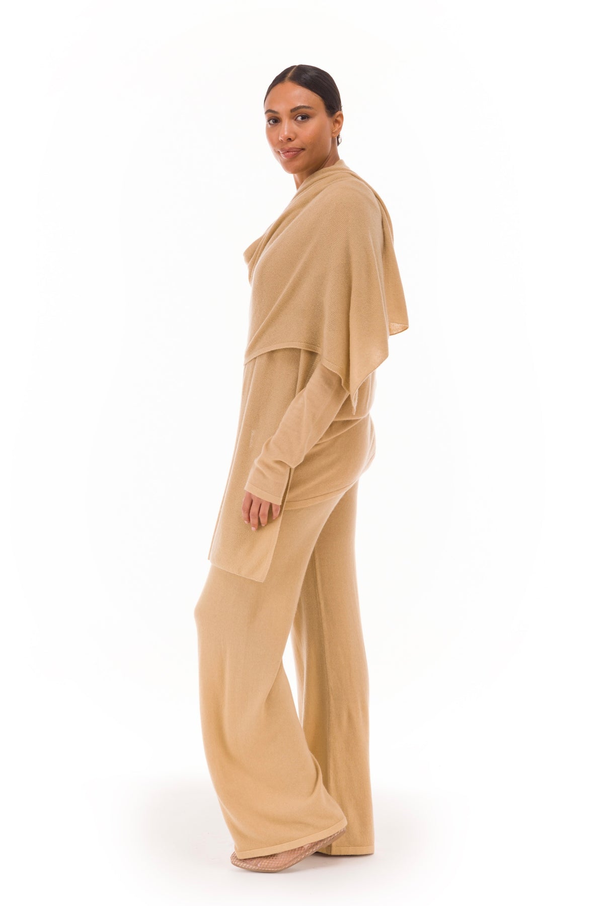 100% CASHMERE LOUNGE PANTS HONEY