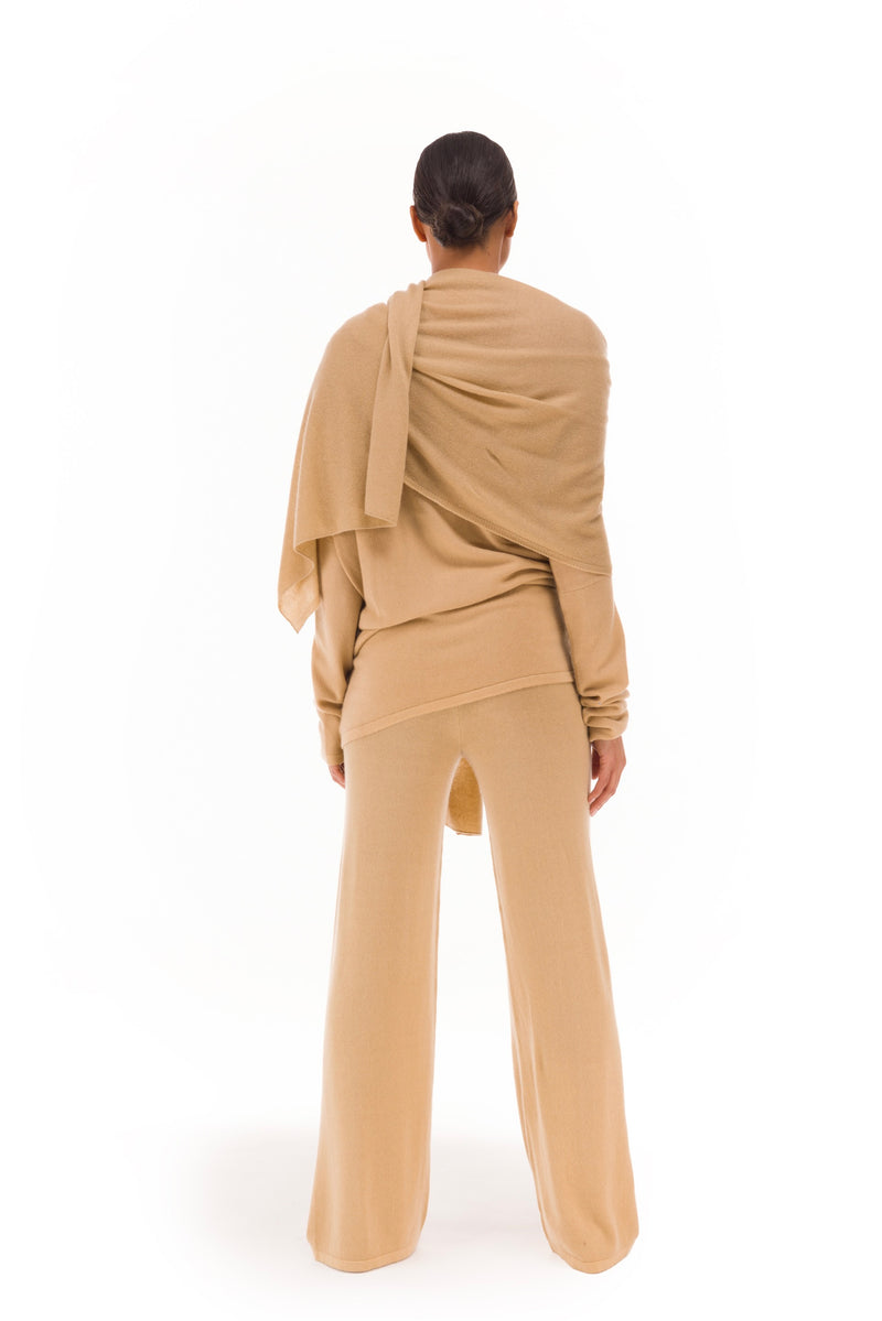 100% CASHMERE LOUNGE PANTS HONEY