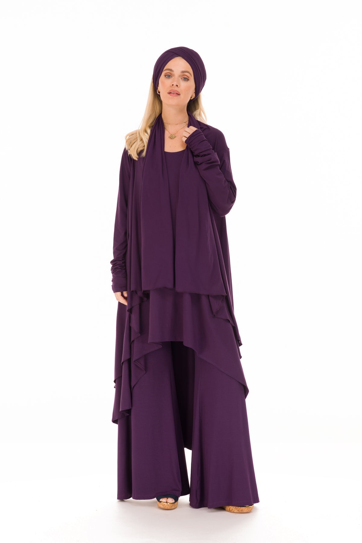 BAMBOO SAILOR PANTS PURPLE