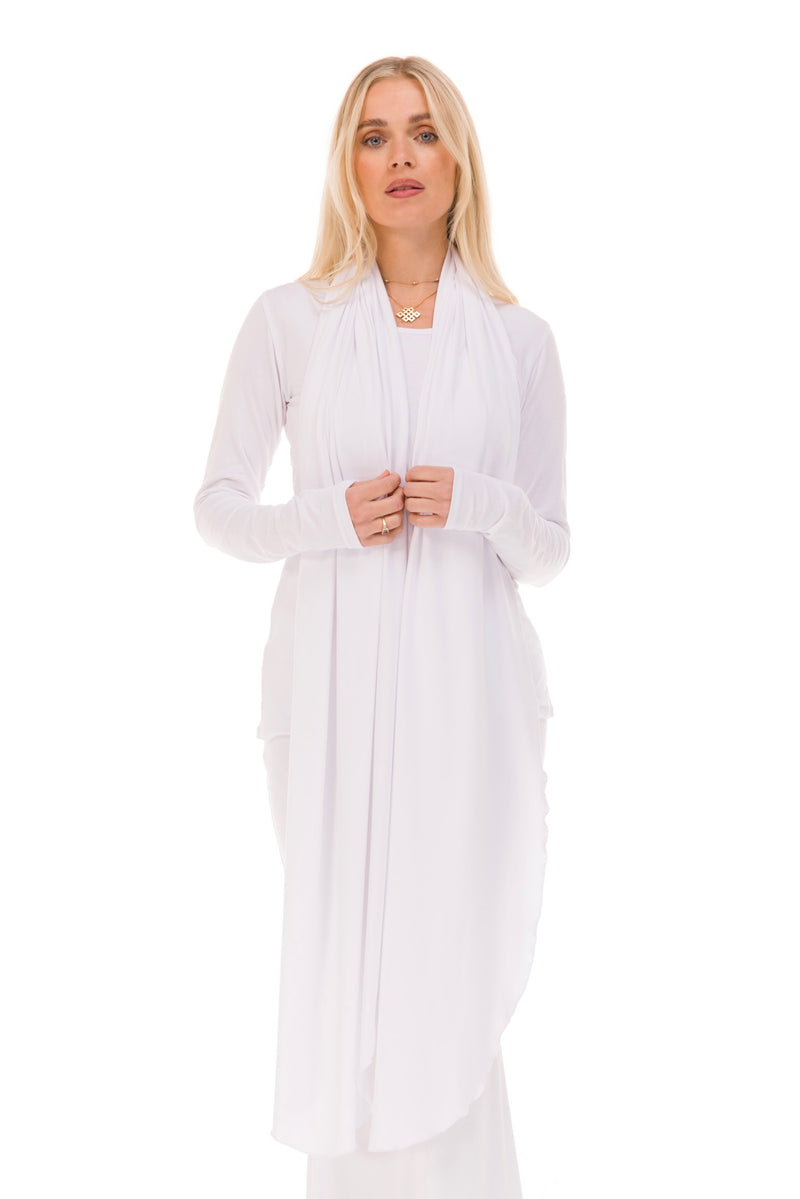 BAMBOO SCARF WHITE
