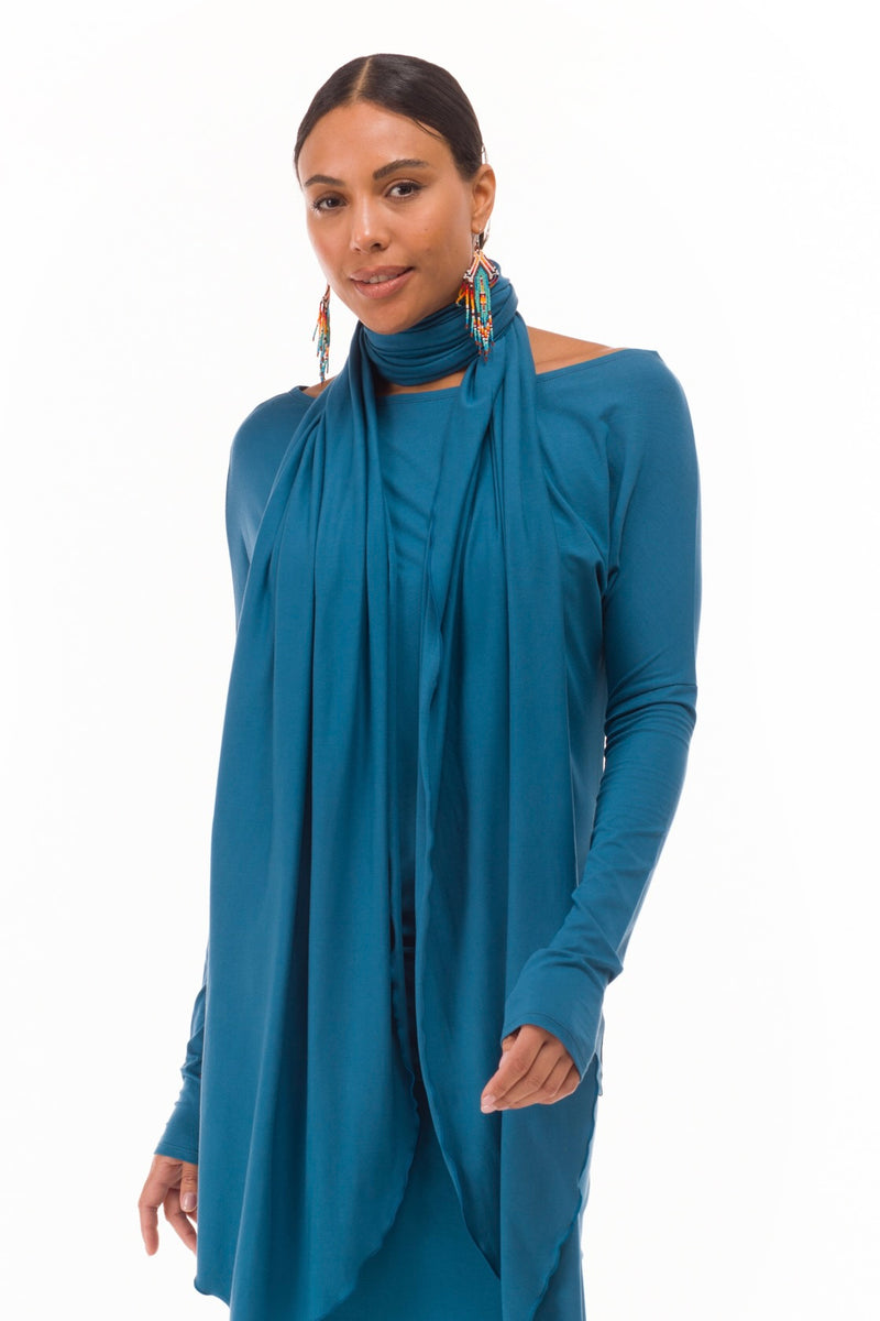 BAMBOO SCARF TEAL