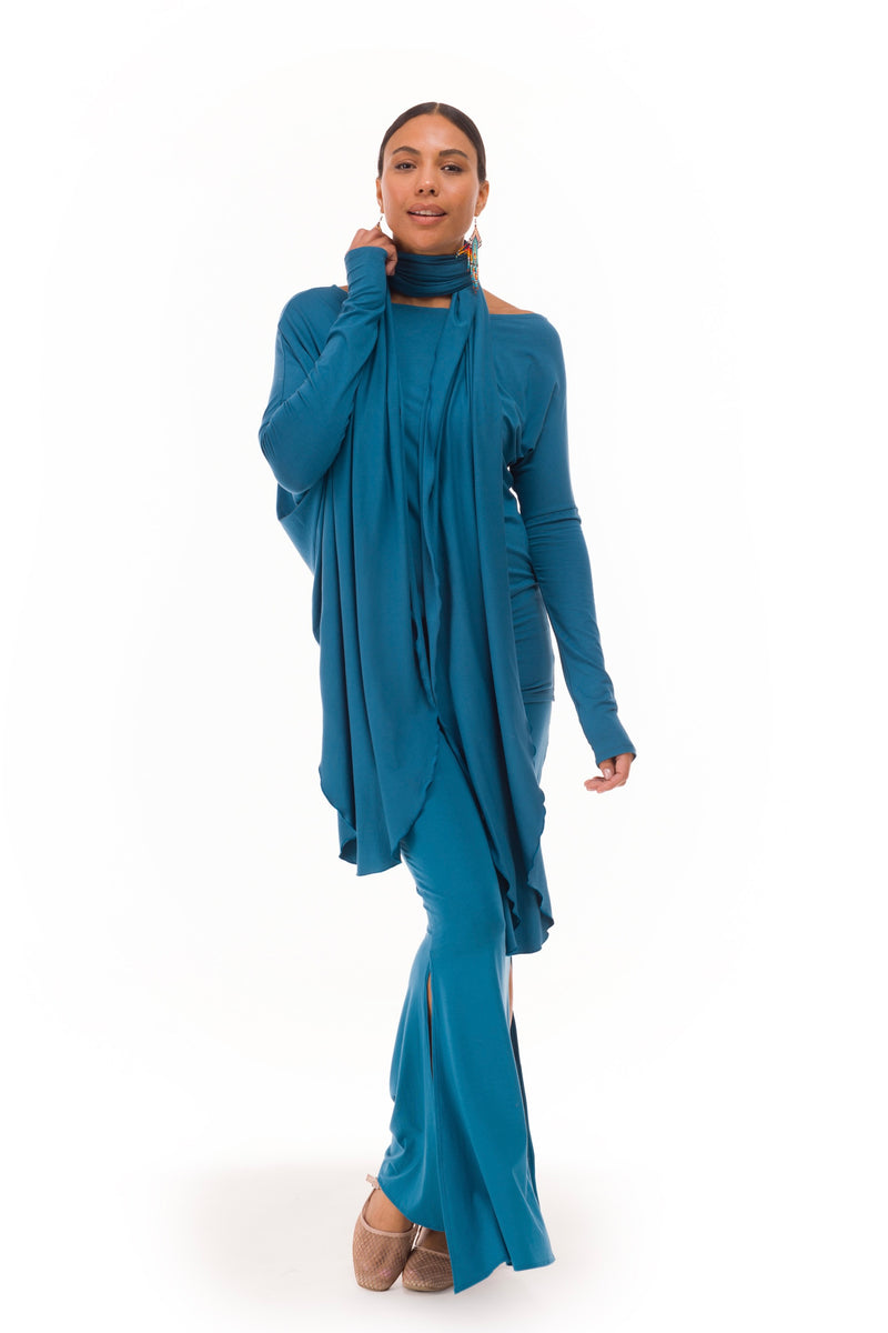 BAMBOO SCARF TEAL