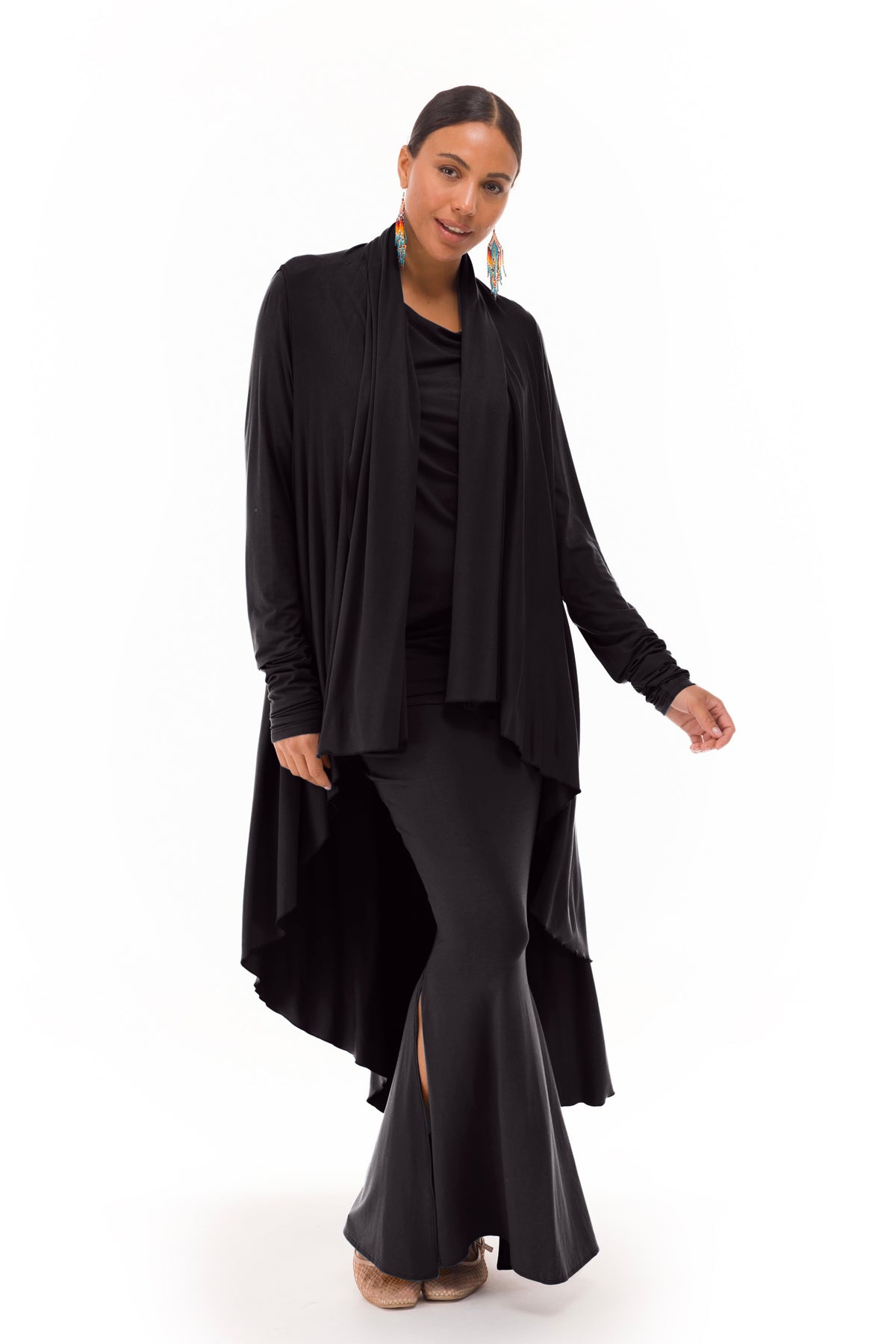 BAMBOO WATERFALL JACKET BLACK