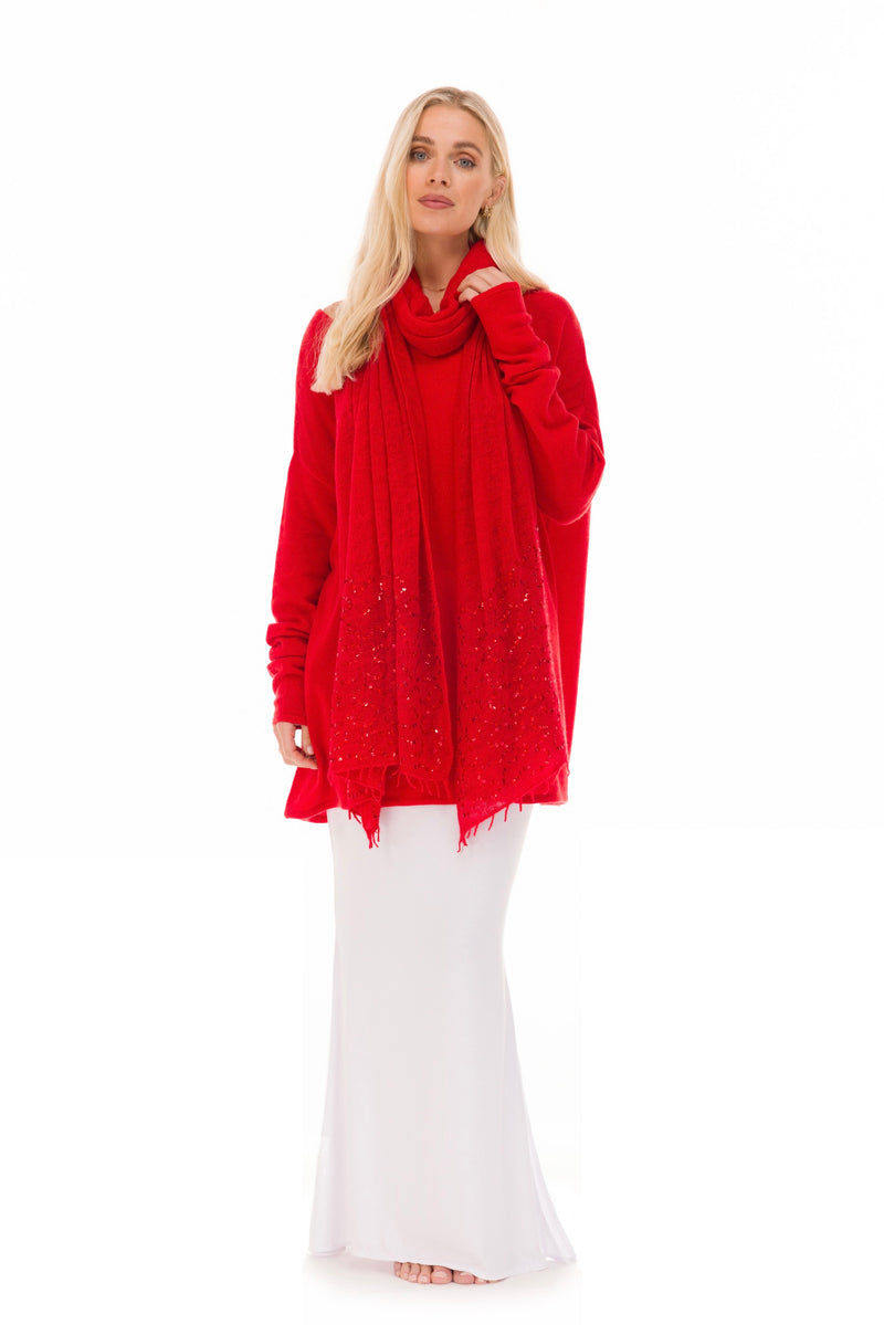 BAMBOO SIDE SLIT SKIRT WHITE