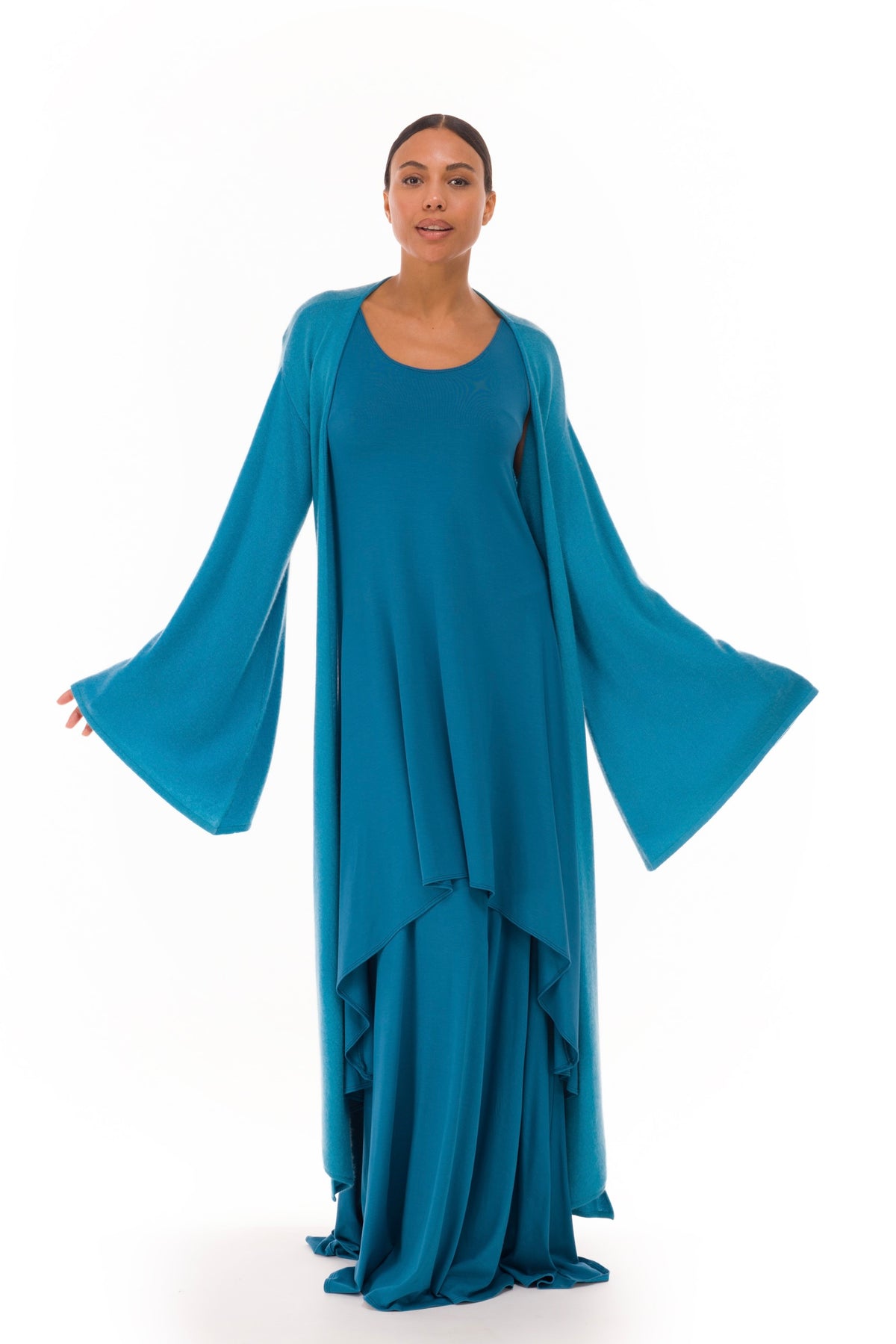 FLAMENCO SKIRT TEAL