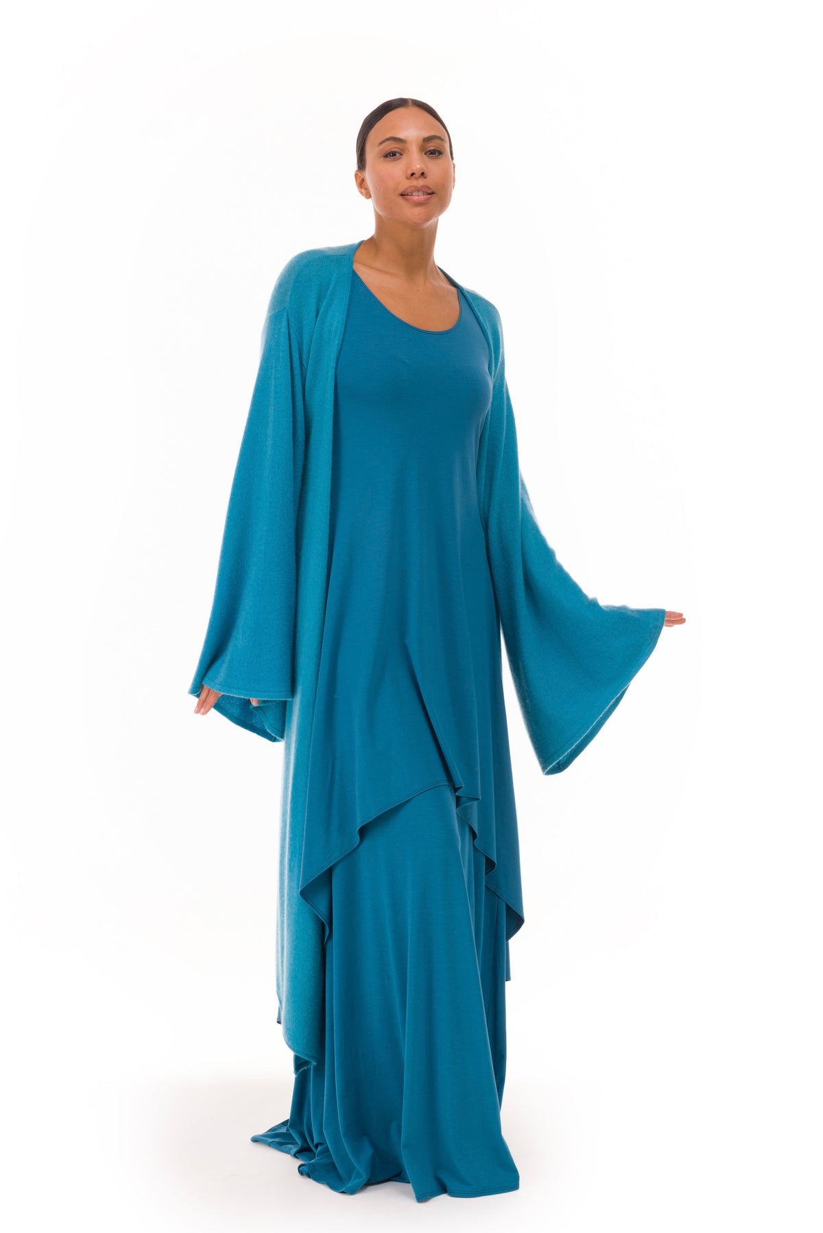FLAMENCO SKIRT TEAL