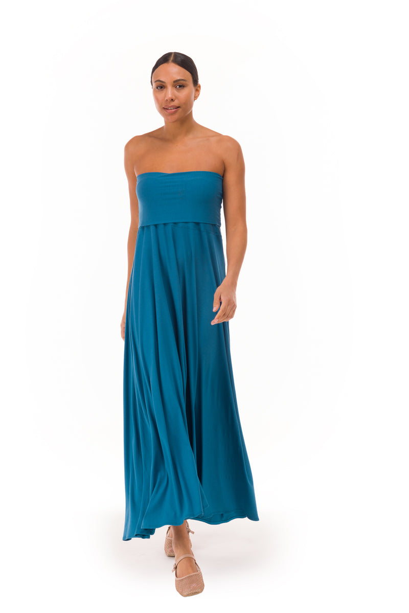 FLAMENCO SKIRT TEAL