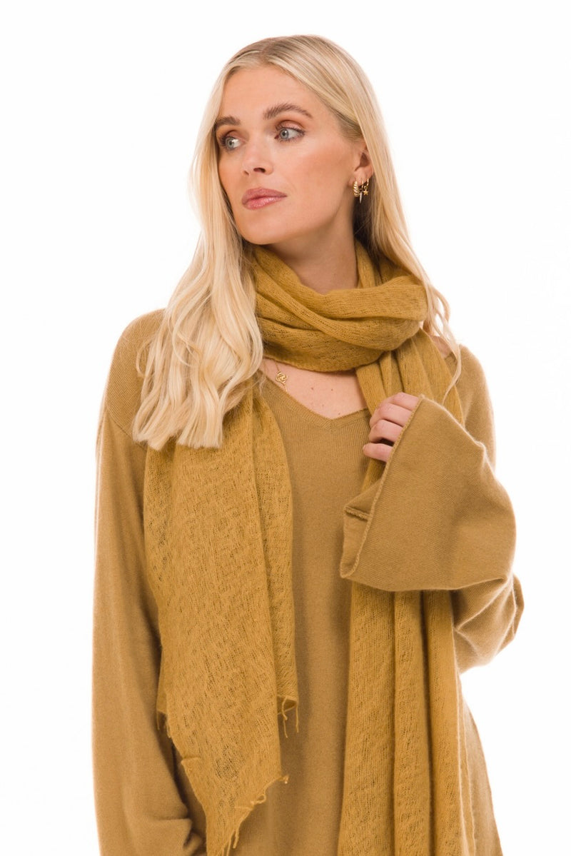 100% CASHMERE FLUTED V-NECK JUMPER PISTACHIO