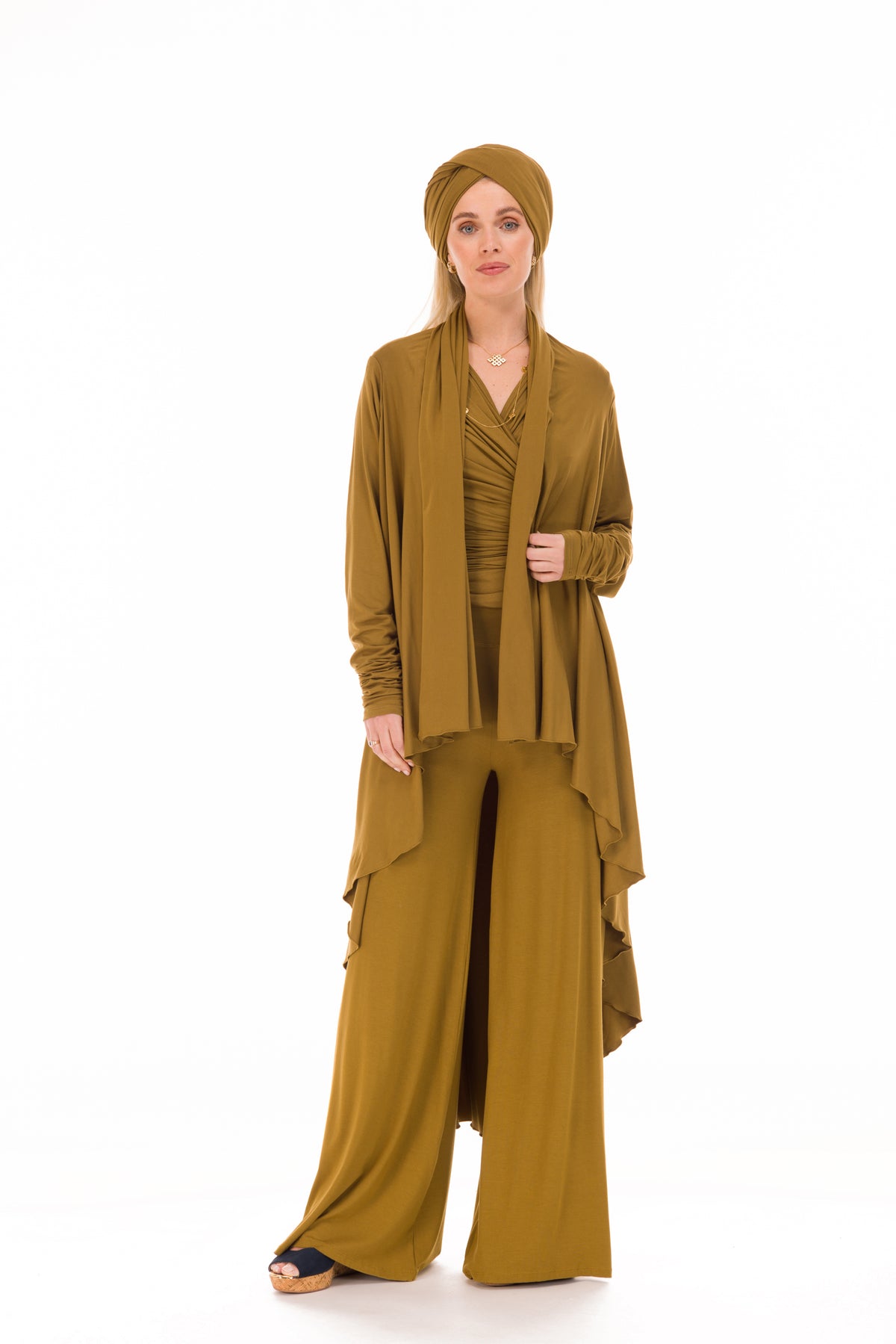 BAMBOO WATERFALL JACKET PISTACHIO
