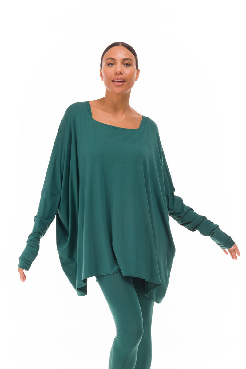 BAMBOO BAGGY BOX TOP FLORESTA