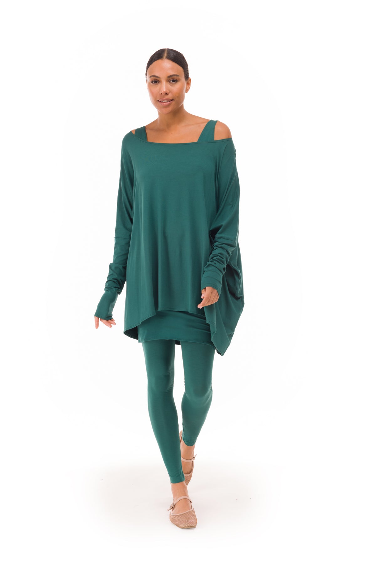 BAMBOO BAGGY BOX TOP FLORESTA