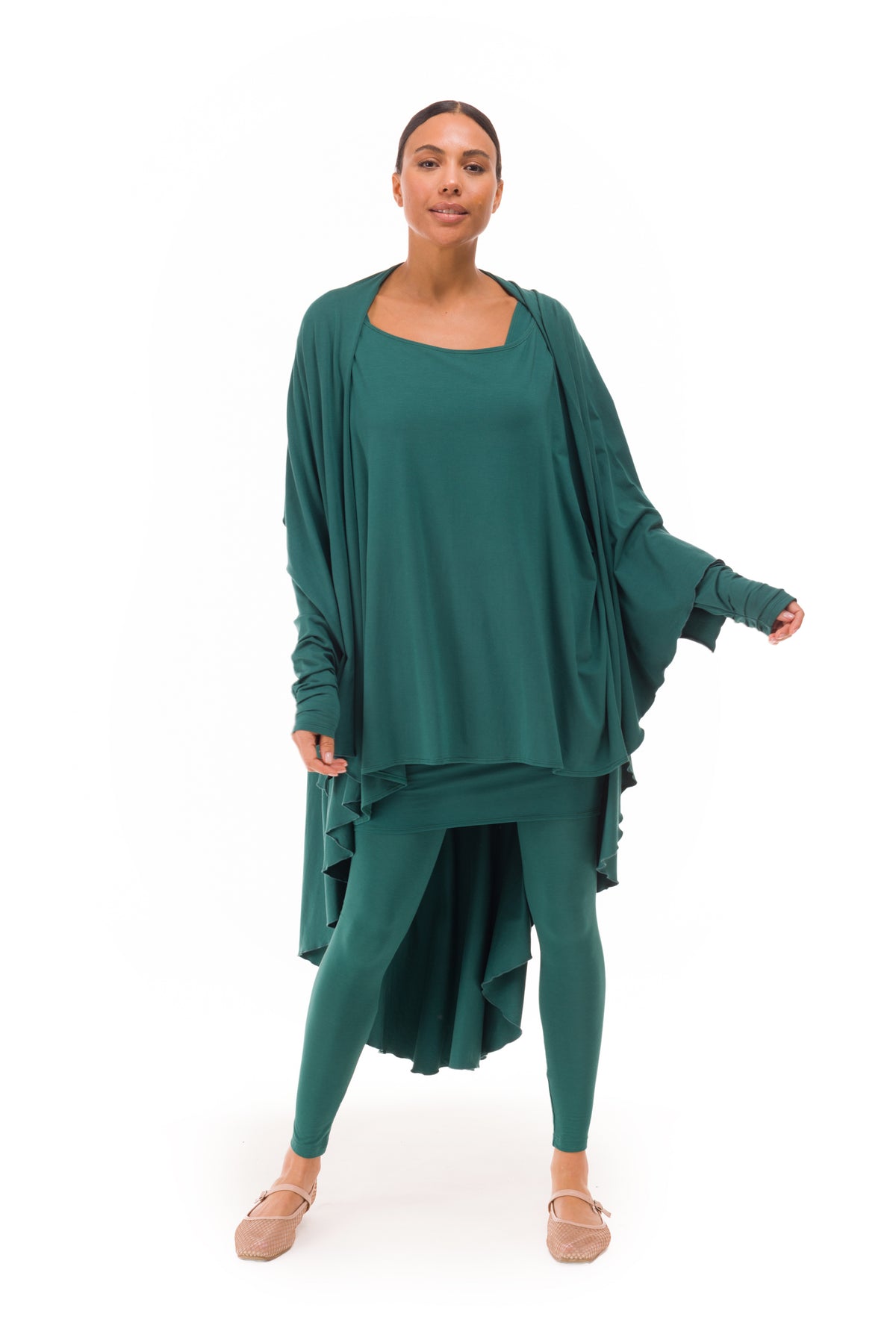 BAMBOO BAGGY BOX TOP FLORESTA