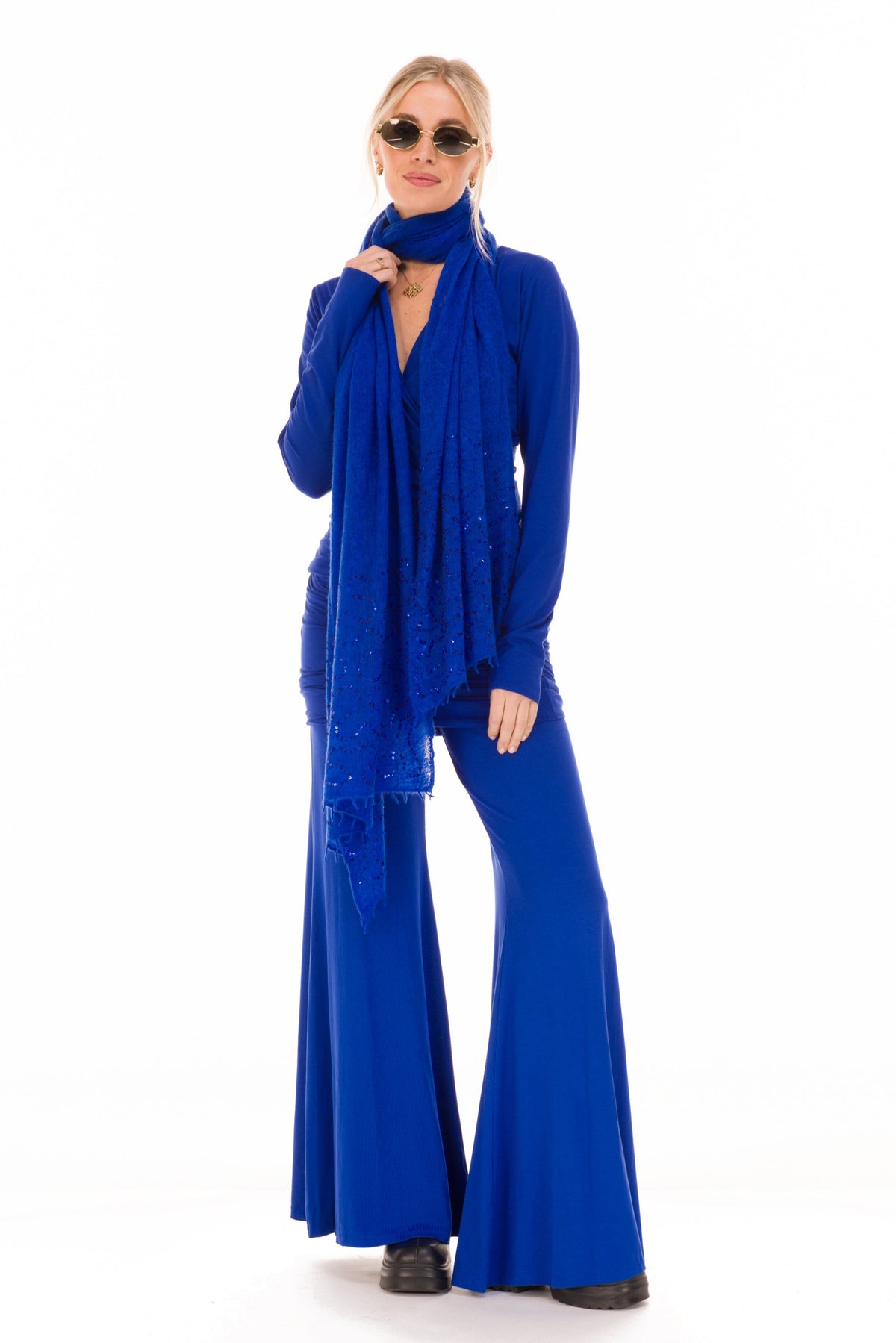 BAMBOO SAILOR PANTS COBALT BLUE