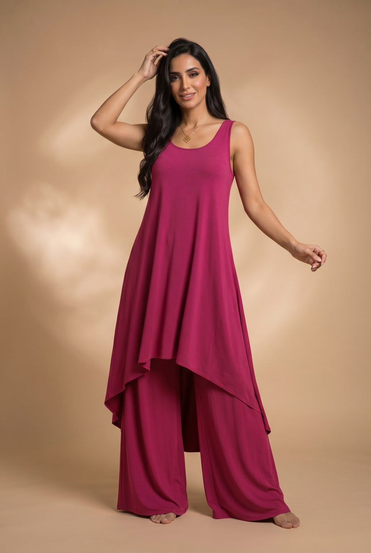 BAMBOO SAILOR PANTS CLARET