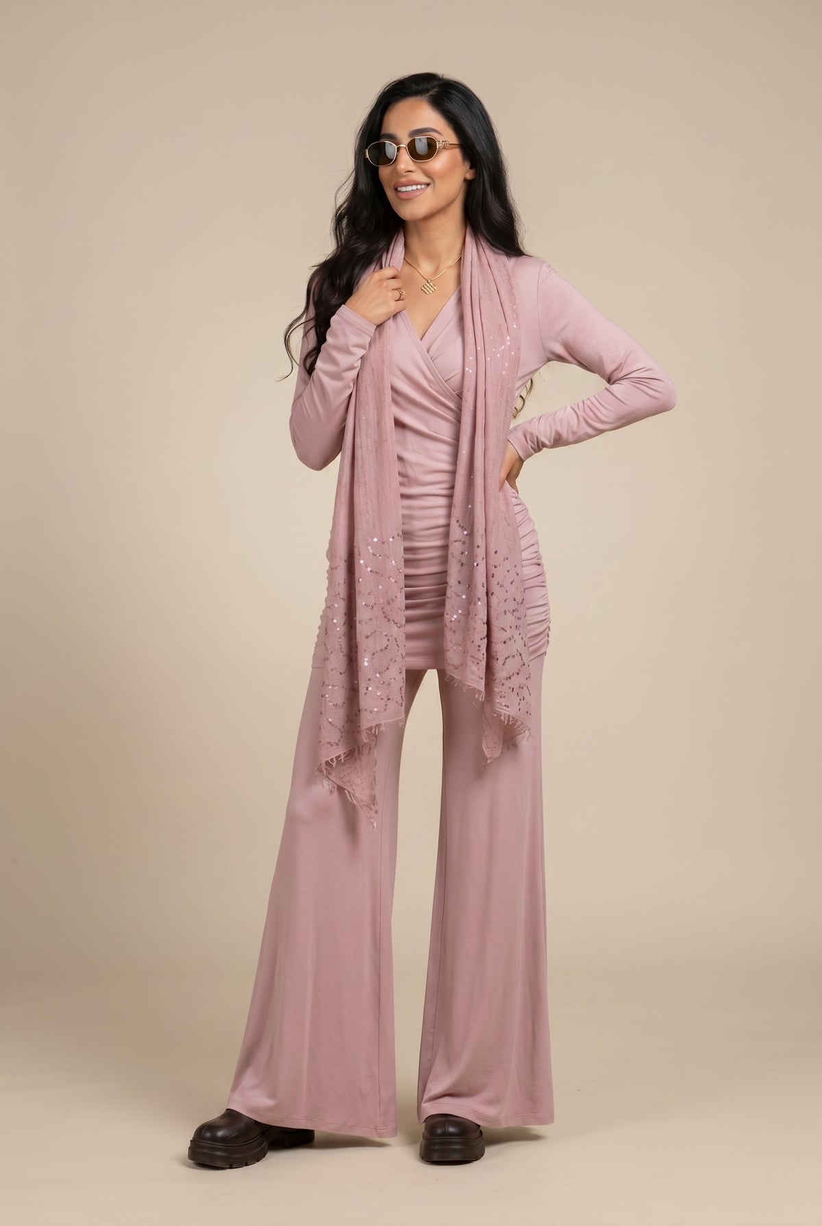BAMBOO SAILOR PANTS ROSEWOOD