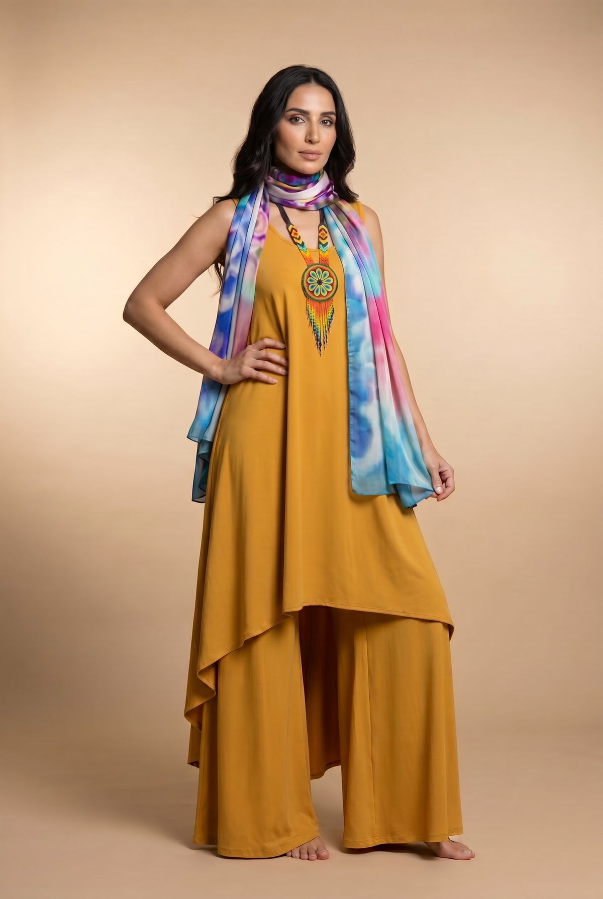 BAMBOO SAILOR PANTS TIBETAN YELLOW