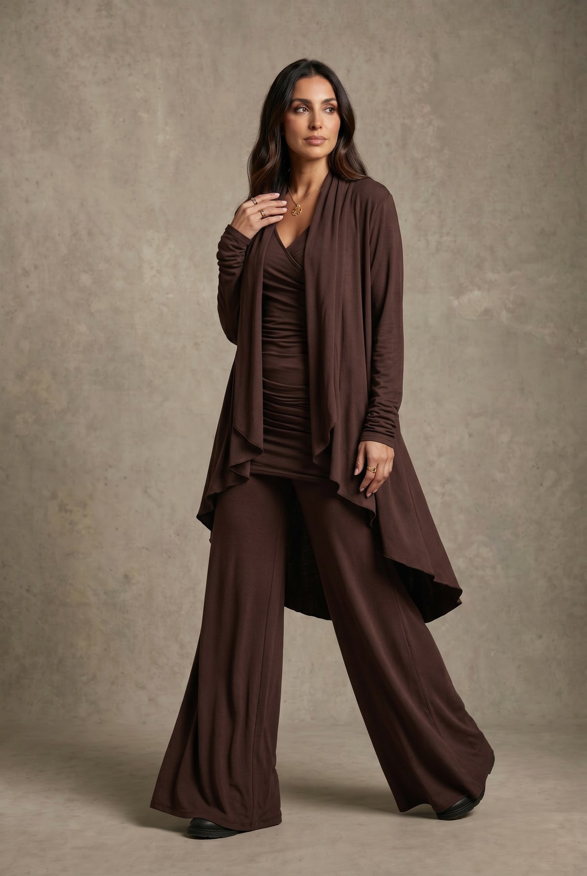 BAMBOO SAILOR PANTS BROWN