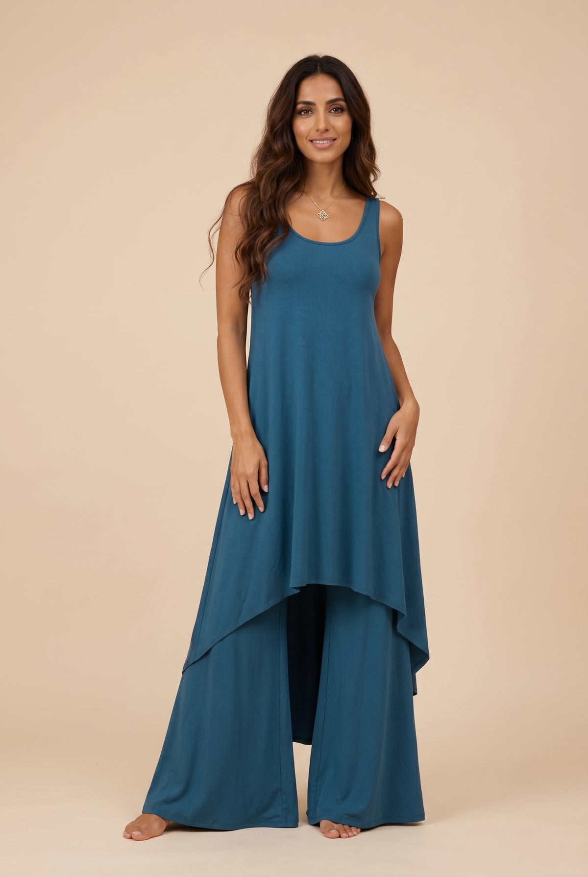 BAMBOO SAILOR PANTS TEAL