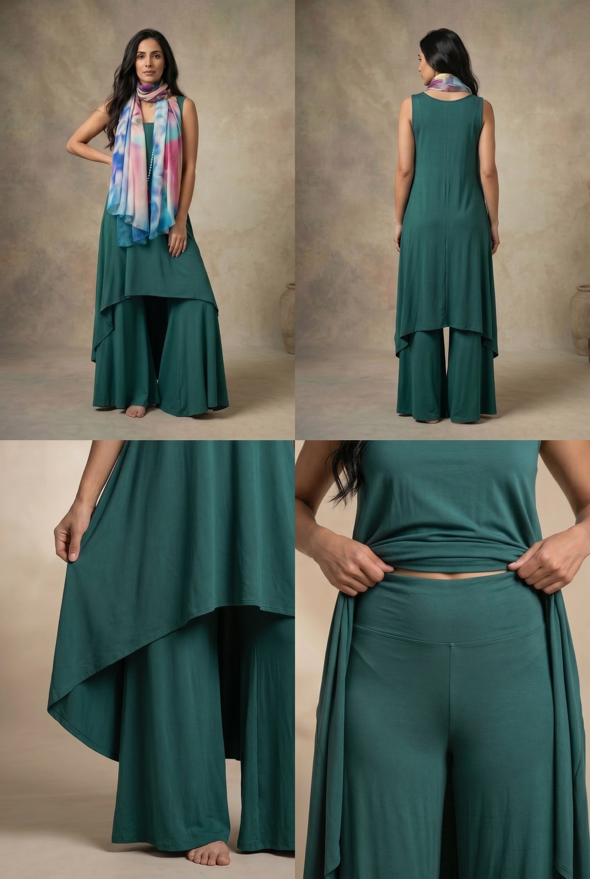 BAMBOO SAILOR PANTS JADE