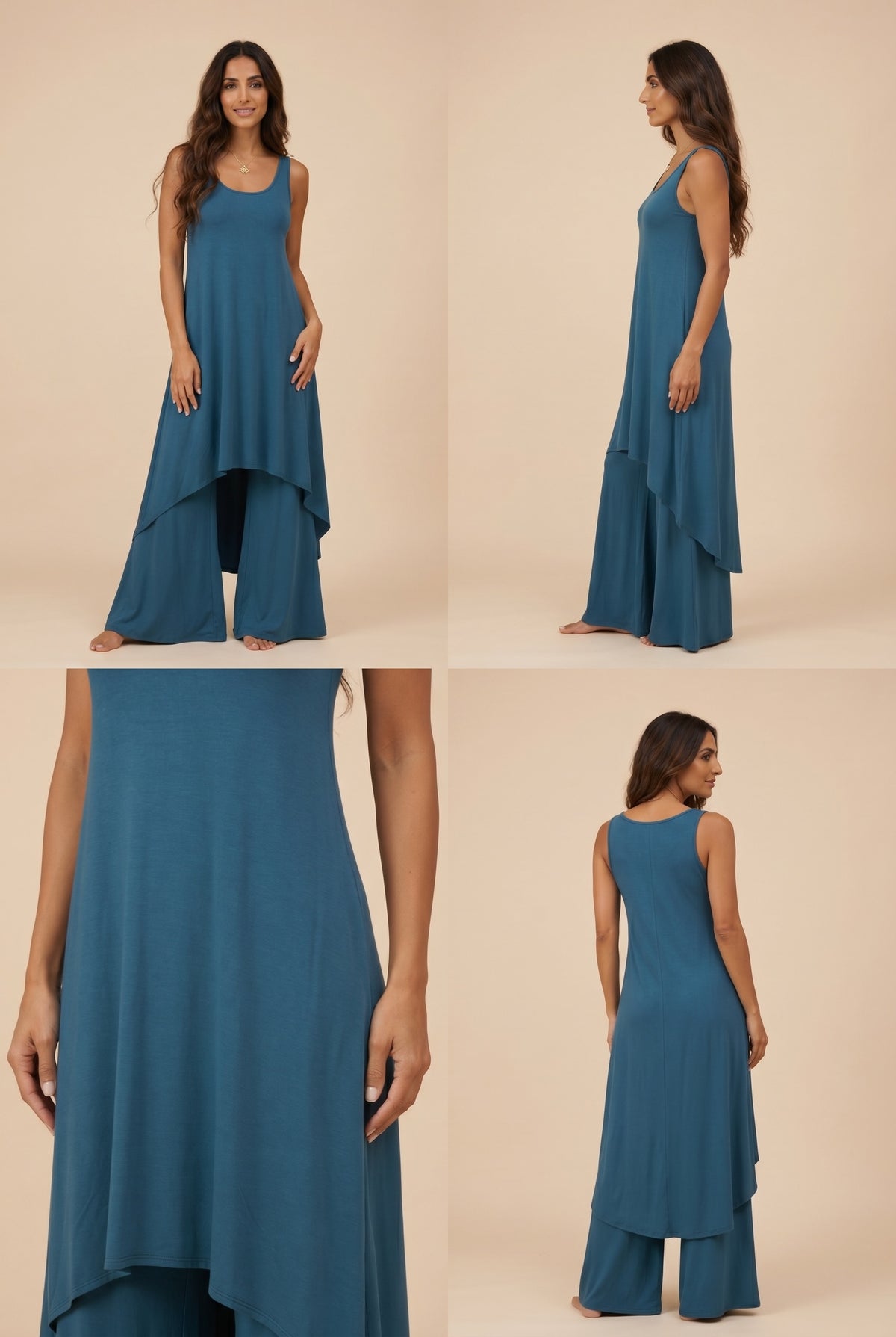 BAMBOO SAILOR PANTS TEAL