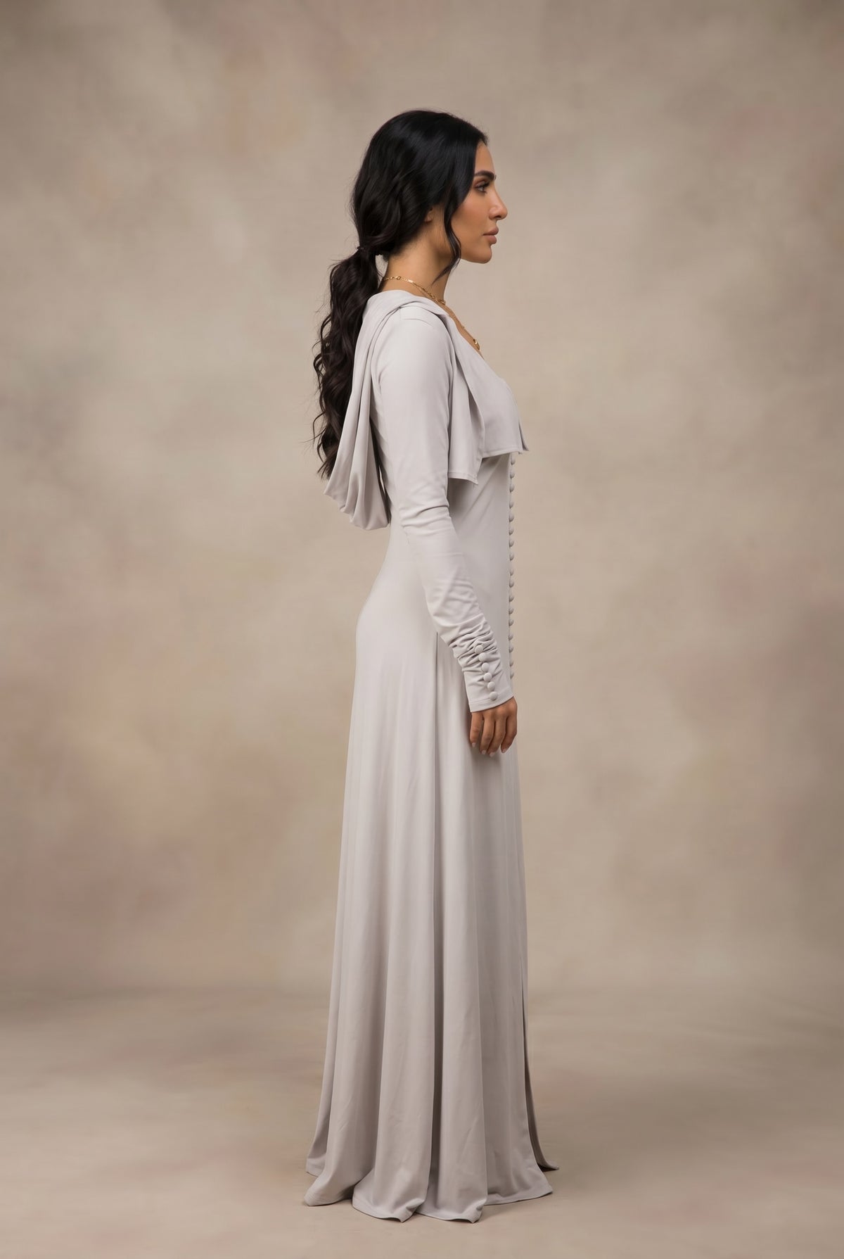 BAMBOO SOUL SISTER CEREMONY DRESS SILVER GREY