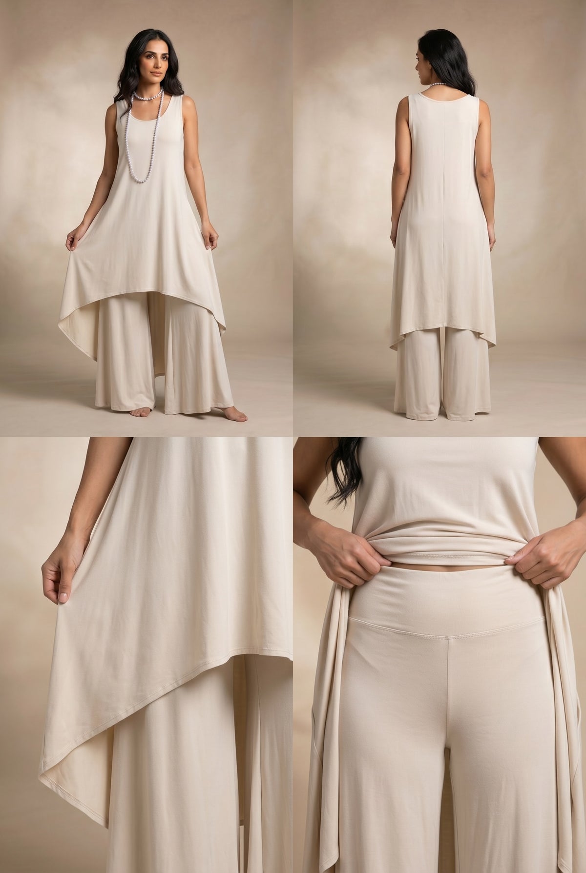 BAMBOO SAILOR PANTS ECRU