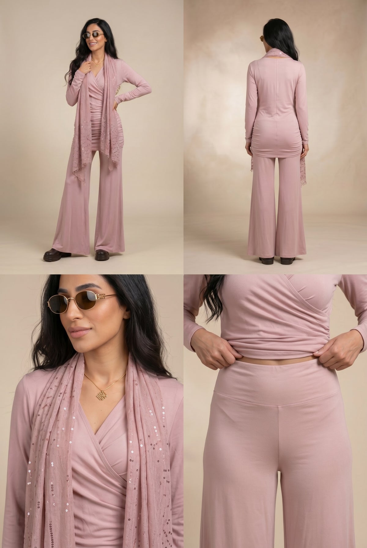 BAMBOO SAILOR PANTS ROSEWOOD