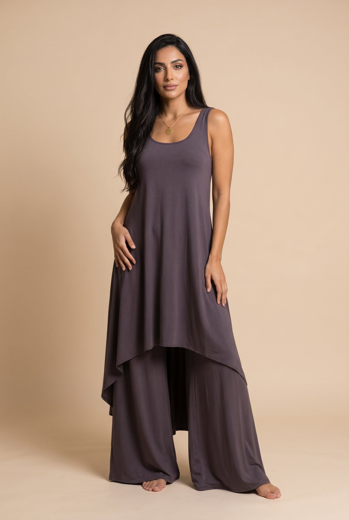 BAMBOO SAILOR PANTS CHARCOAL