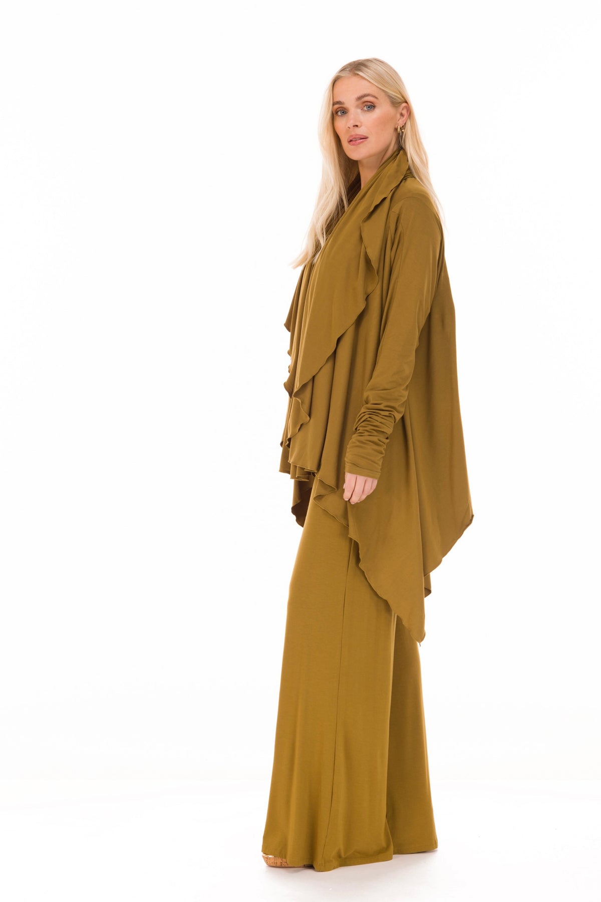 BAMBOO WATERFALL JACKET PISTACHIO