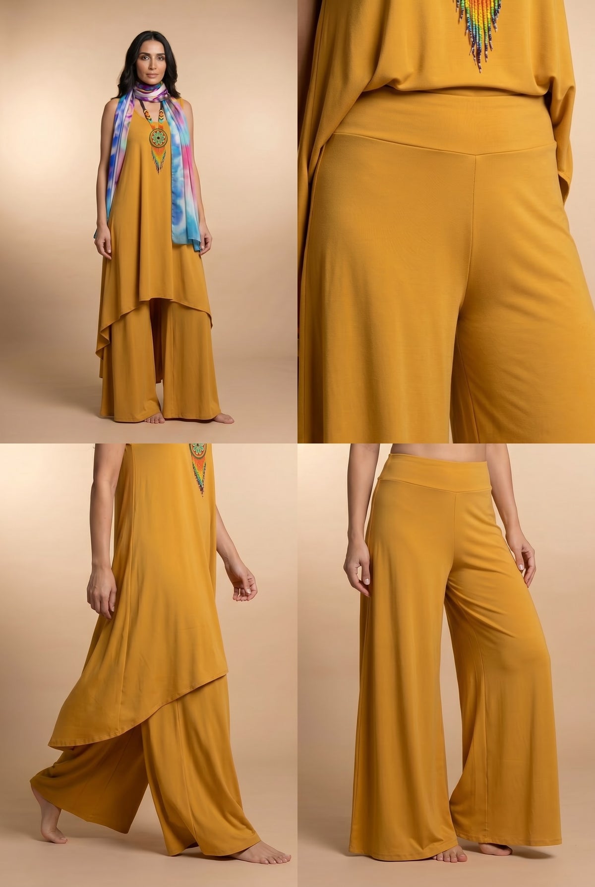 BAMBOO SAILOR PANTS TIBETAN YELLOW