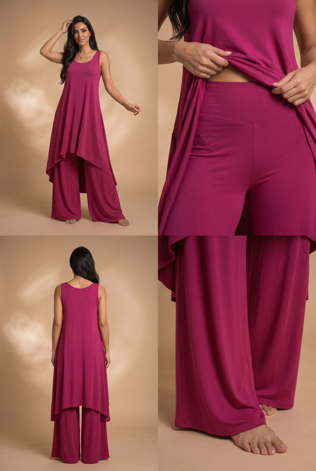 BAMBOO SAILOR PANTS CLARET