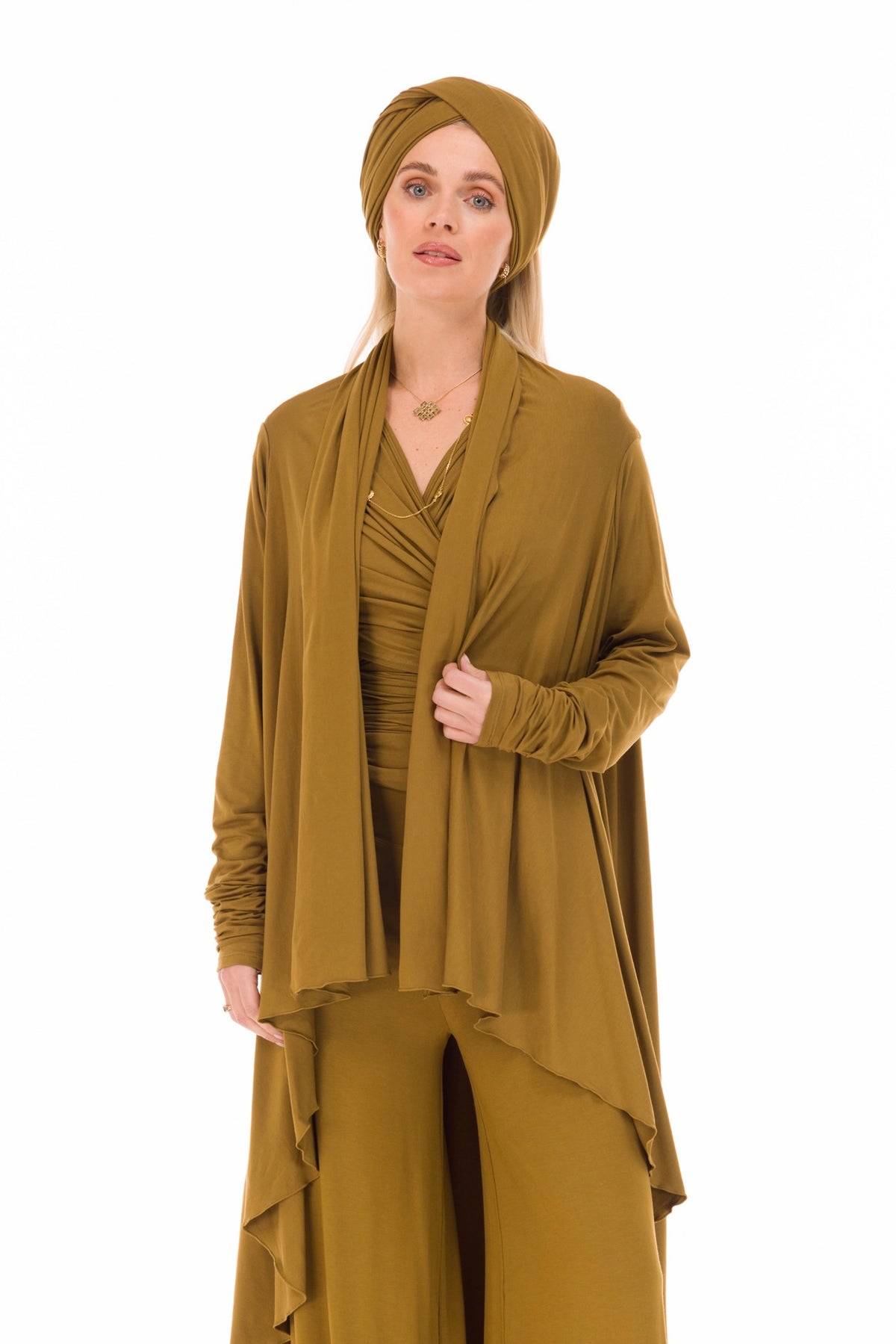 BAMBOO WATERFALL JACKET PISTACHIO
