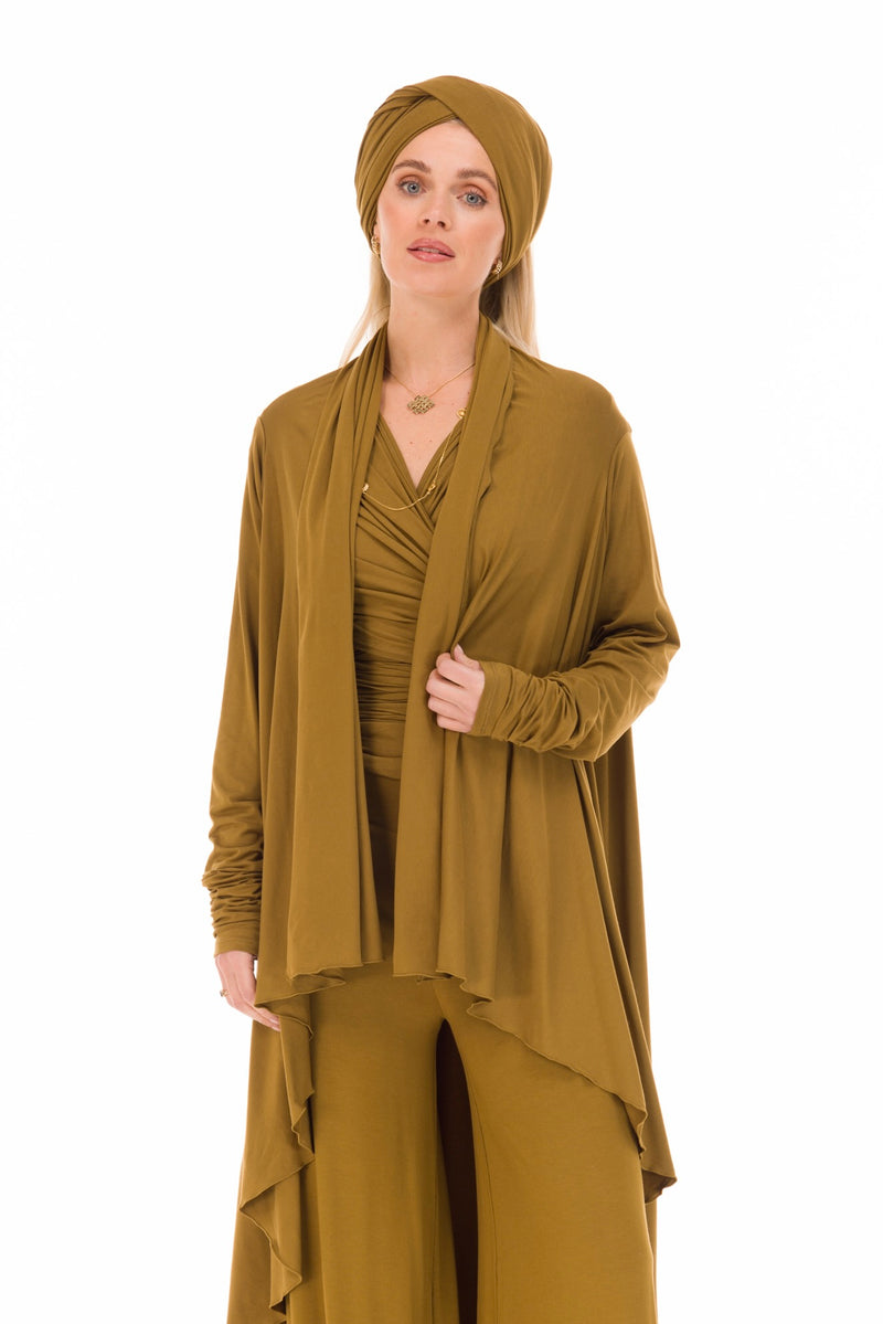 BAMBOO WATERFALL JACKET PISTACHIO