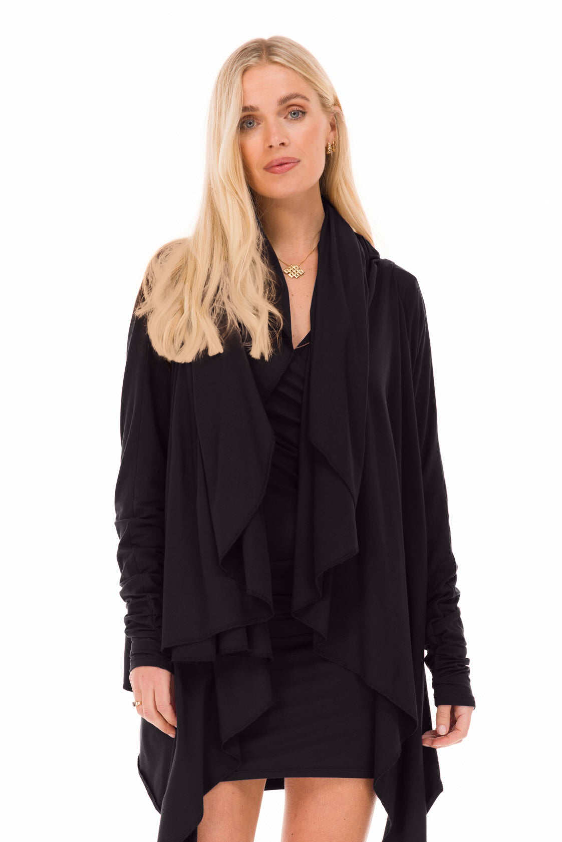 BAMBOO WATERFALL JACKET BLACK