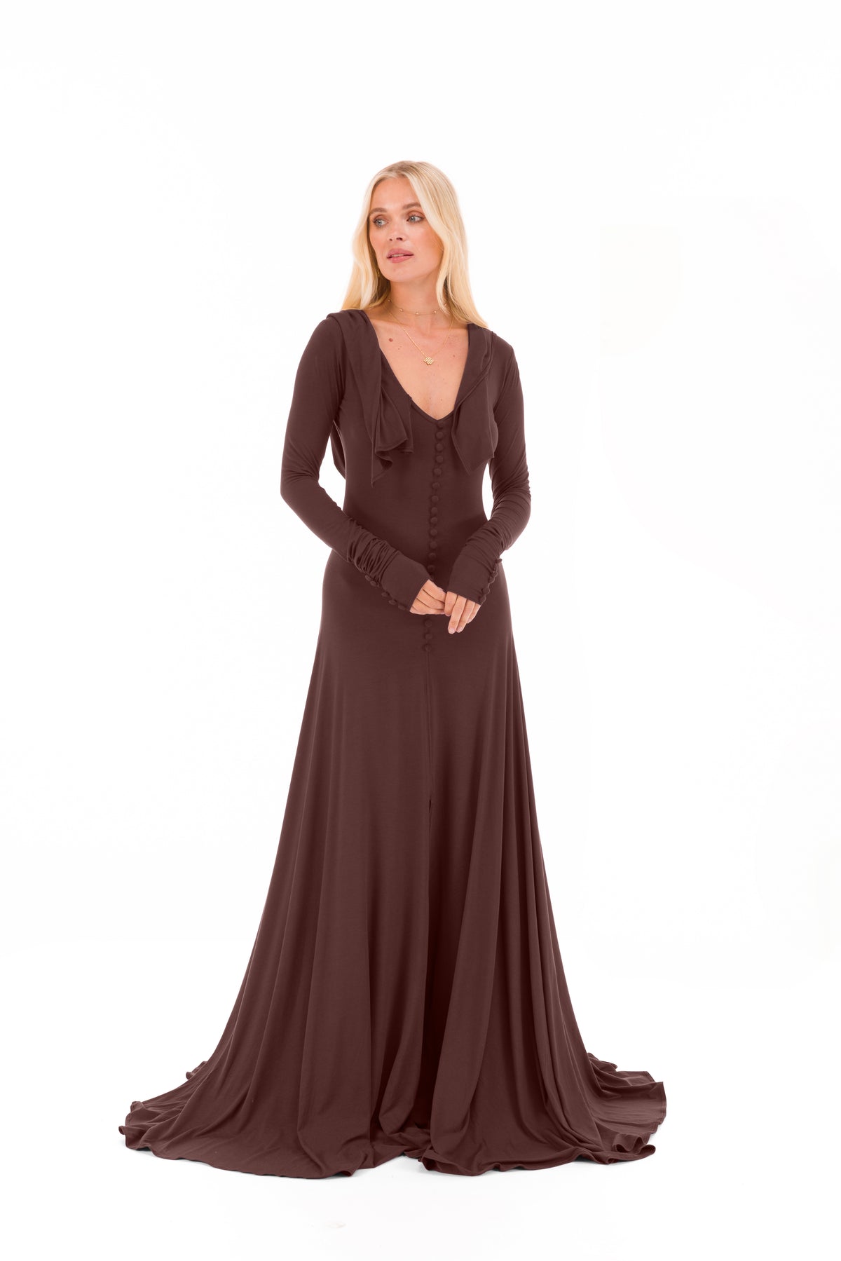 BAMBOO SOUL SISTER CEREMONY DRESS BROWN