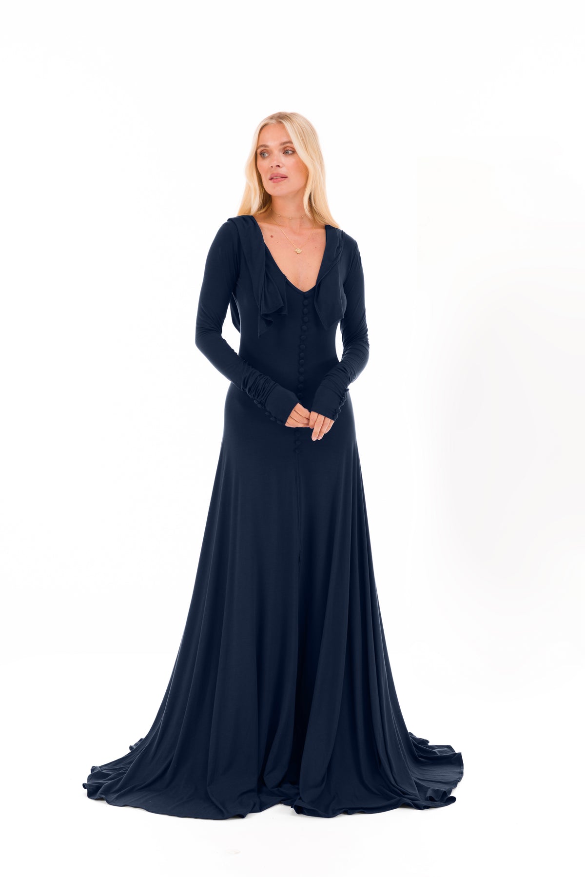 BAMBOO SOUL SISTER CEREMONY DRESS NAVY