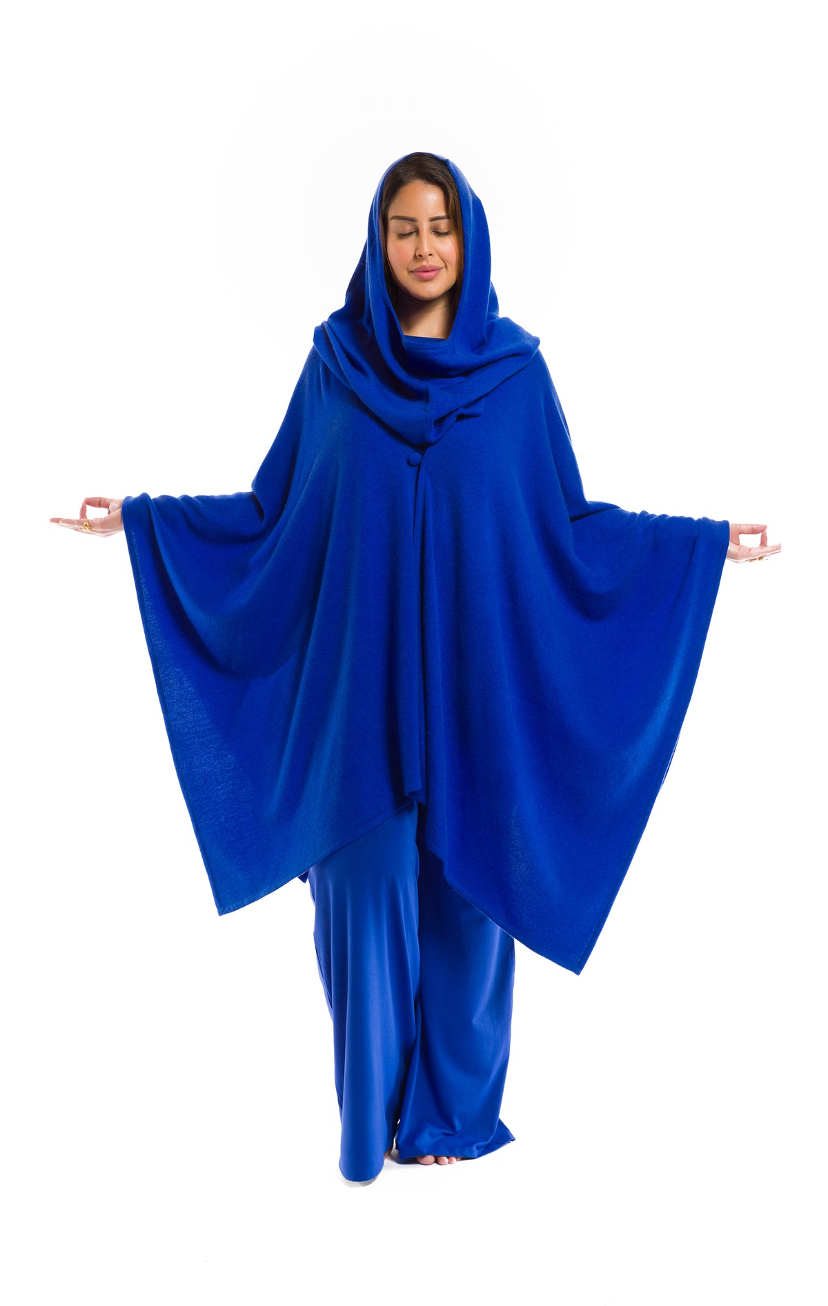 100% 2 PLY CASHMERE SNOOD COBALT BLUE