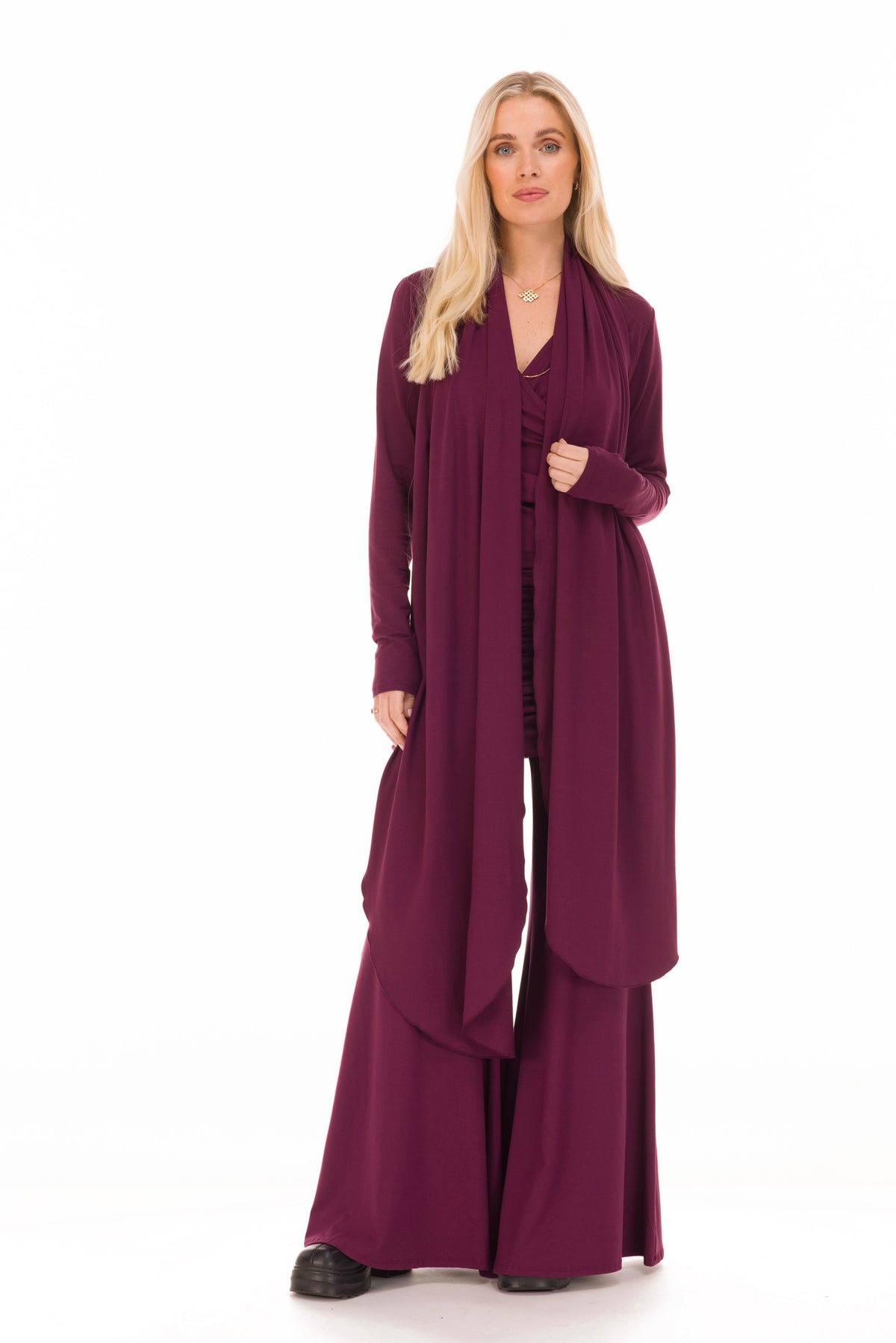 BAMBOO SAILOR PANTS BERRY