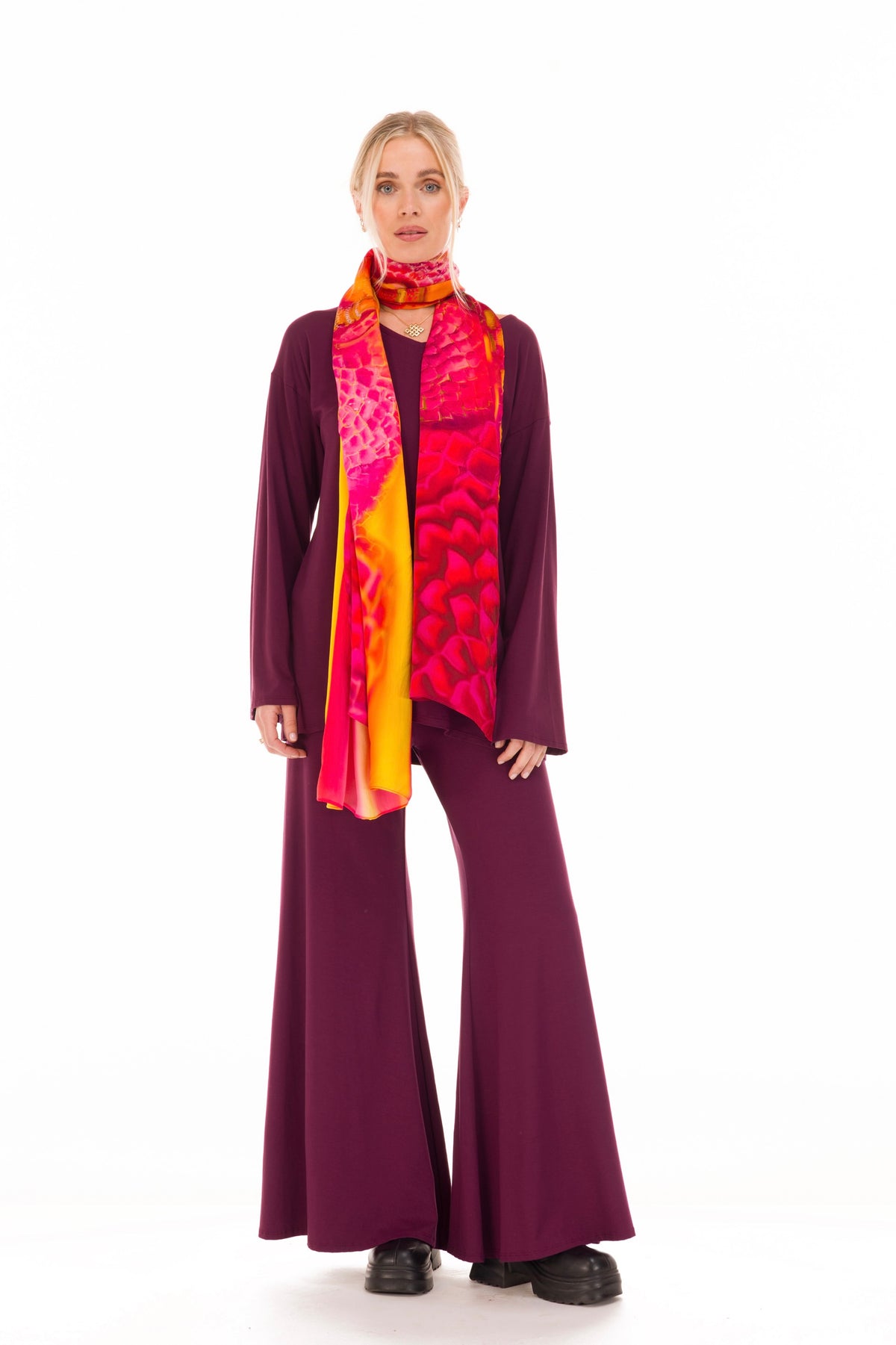 BAMBOO SAILOR PANTS BERRY