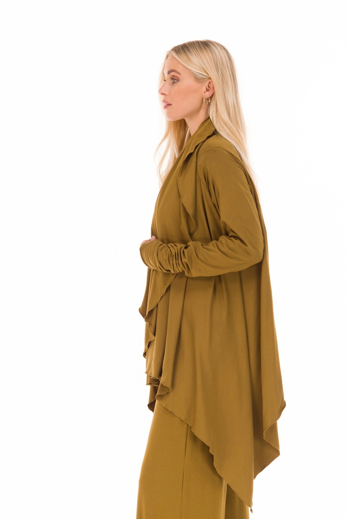 BAMBOO WATERFALL JACKET PISTACHIO