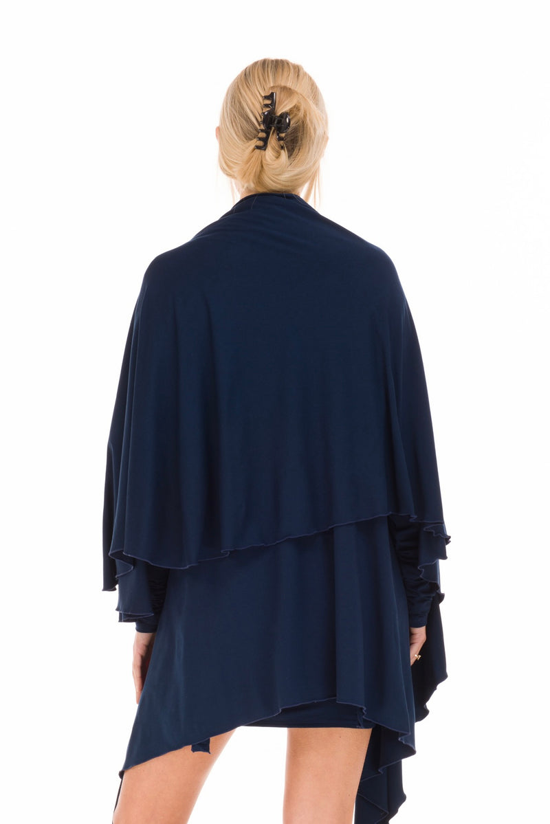 BAMBOO WATERFALL JACKET NAVY
