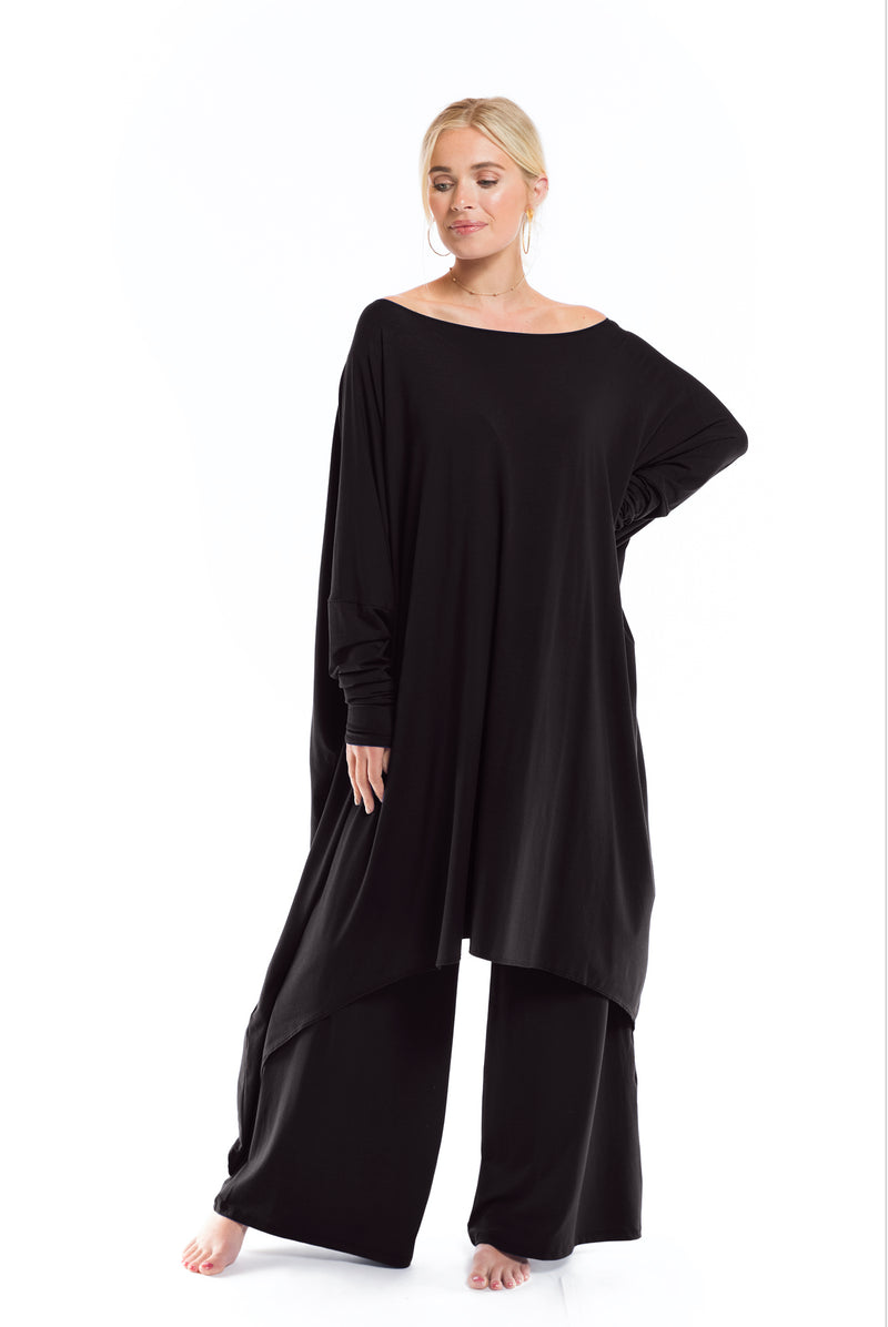 SLOUCHY TOP BLACK